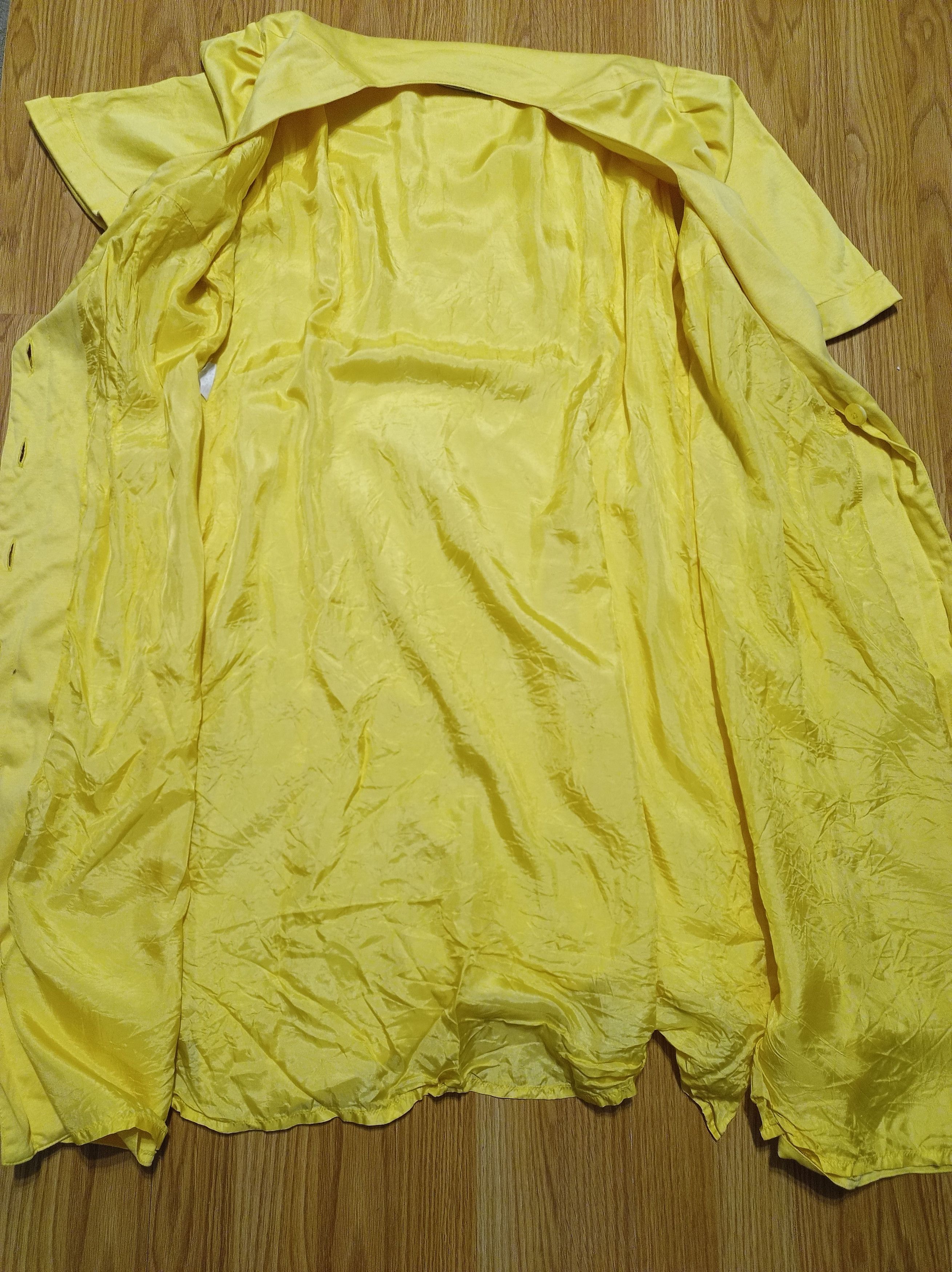 Givenchy × Vintage GIVENCHY En Plus 80’s Yellow Overall Dress Size EU 46/18W Size XL / US 12-14 / IT 48-50 - 8 Thumbnail