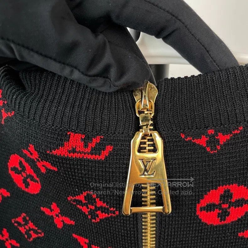 Louis Vuitton Louis Vuitton Black and red color-block presbyopic dress Size M / US 6-8 / IT 42-44 - 7 Thumbnail