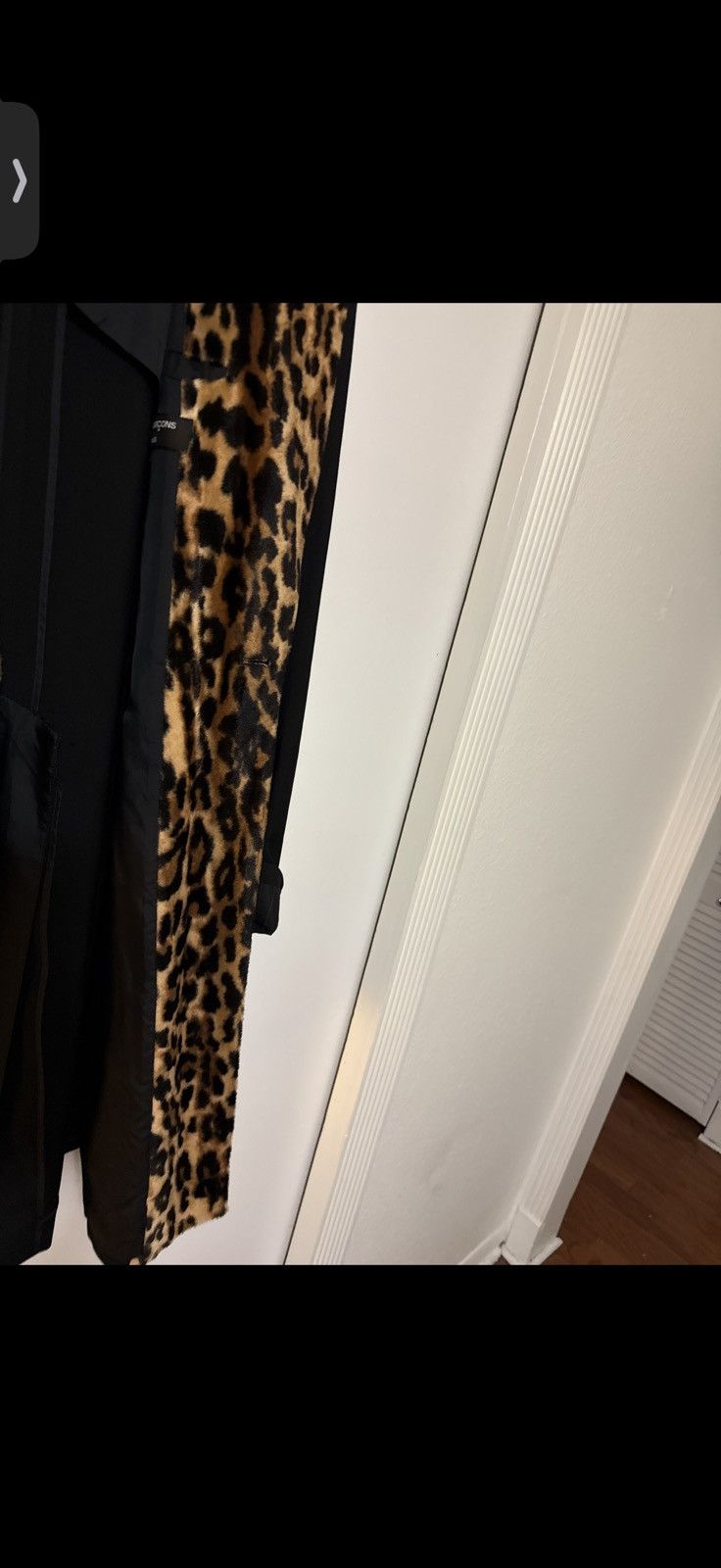 Comme des Garcons Homme Plus Comme des Garçons Mens Runway coat with Leopard lapel-Size L Size US L / EU 52-54 / 3 - 3 Thumbnail