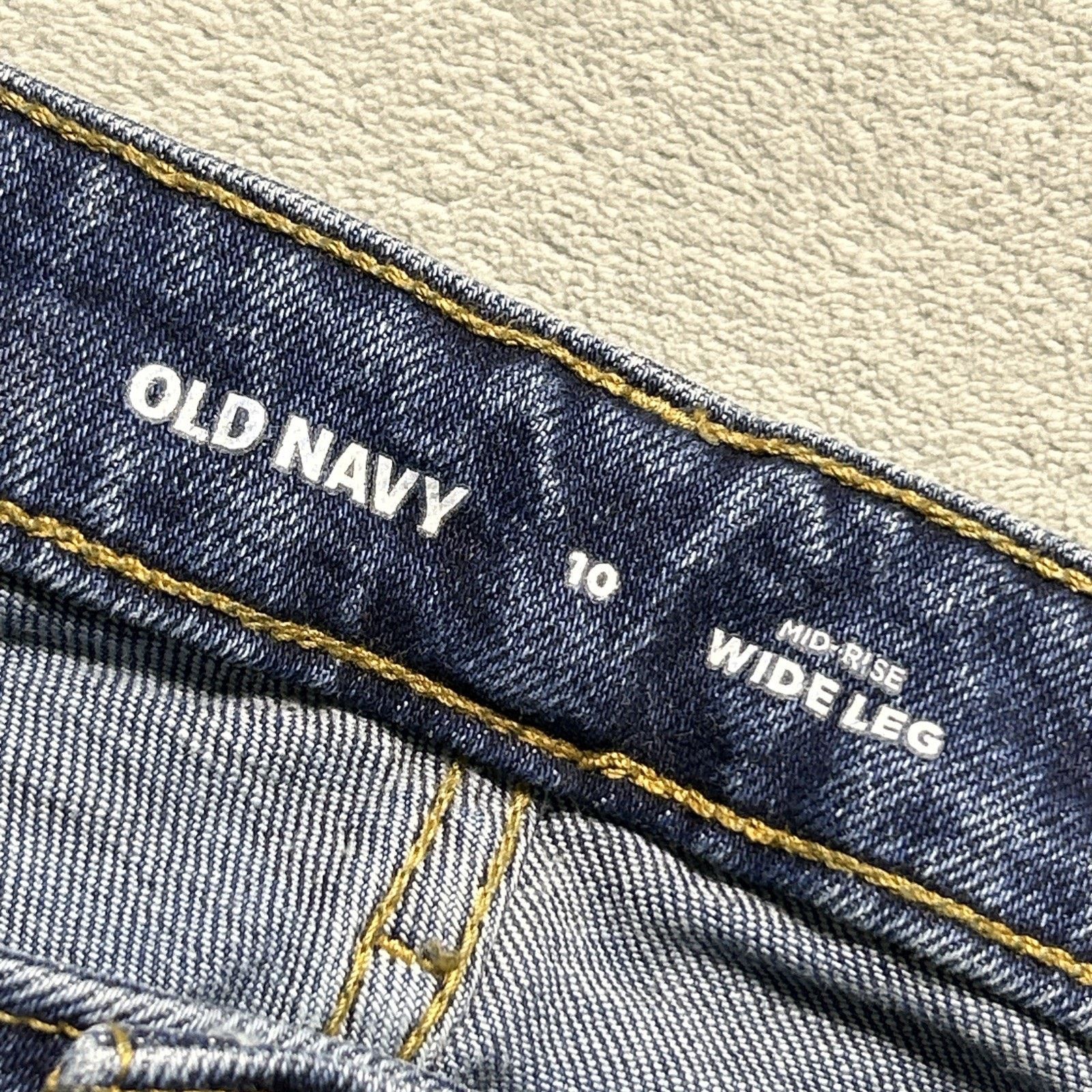 Old Navy Beyond Baggy Jeans Womens sz 10 33x31 Hamilton loose Baggie Size 33" - 3 Thumbnail