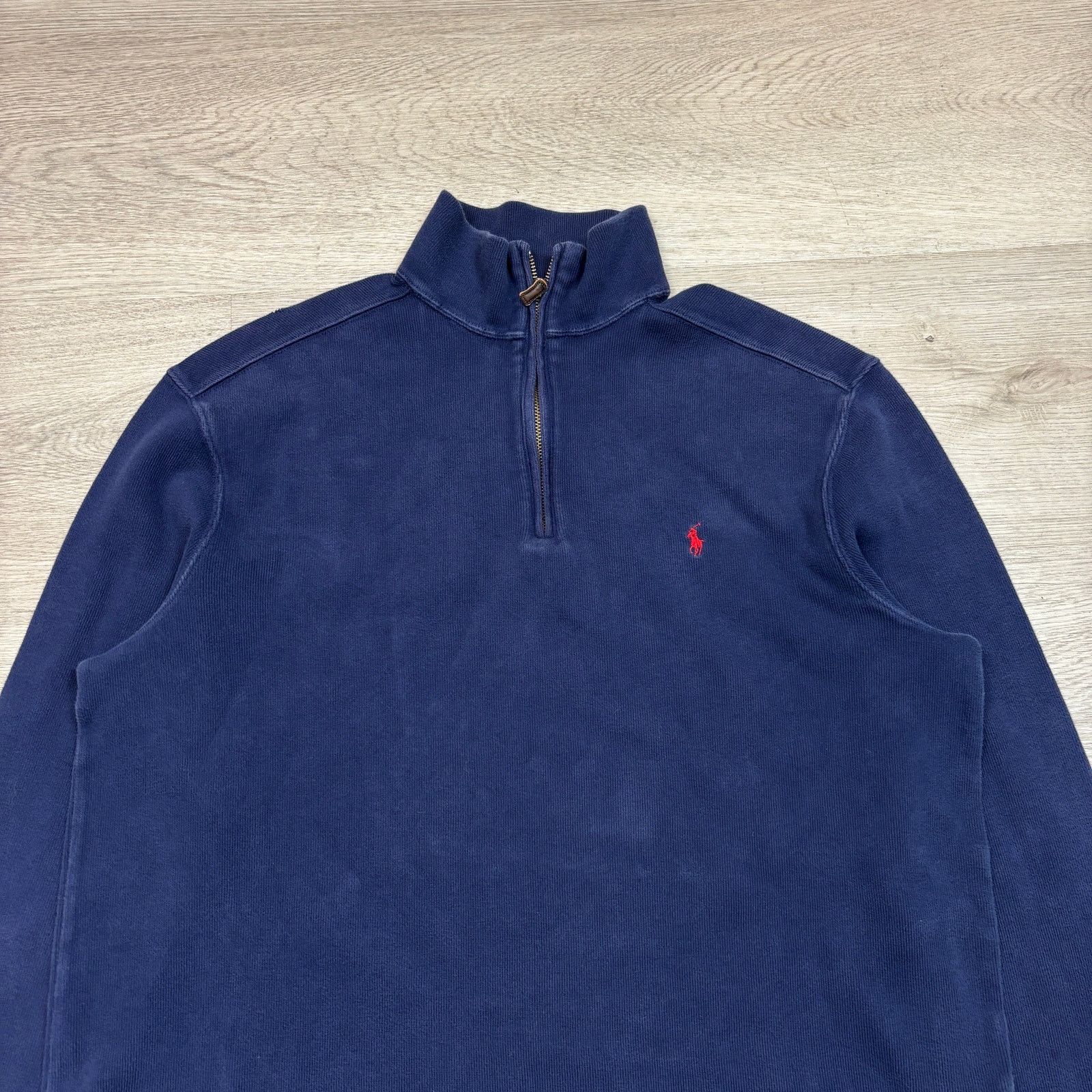 Polo Ralph Lauren × Vintage Vintage Polo Ralph Lauren 1/4 Zip Pullover Sweater Large Size US L / EU 52-54 / 3 - 2 Thumbnail