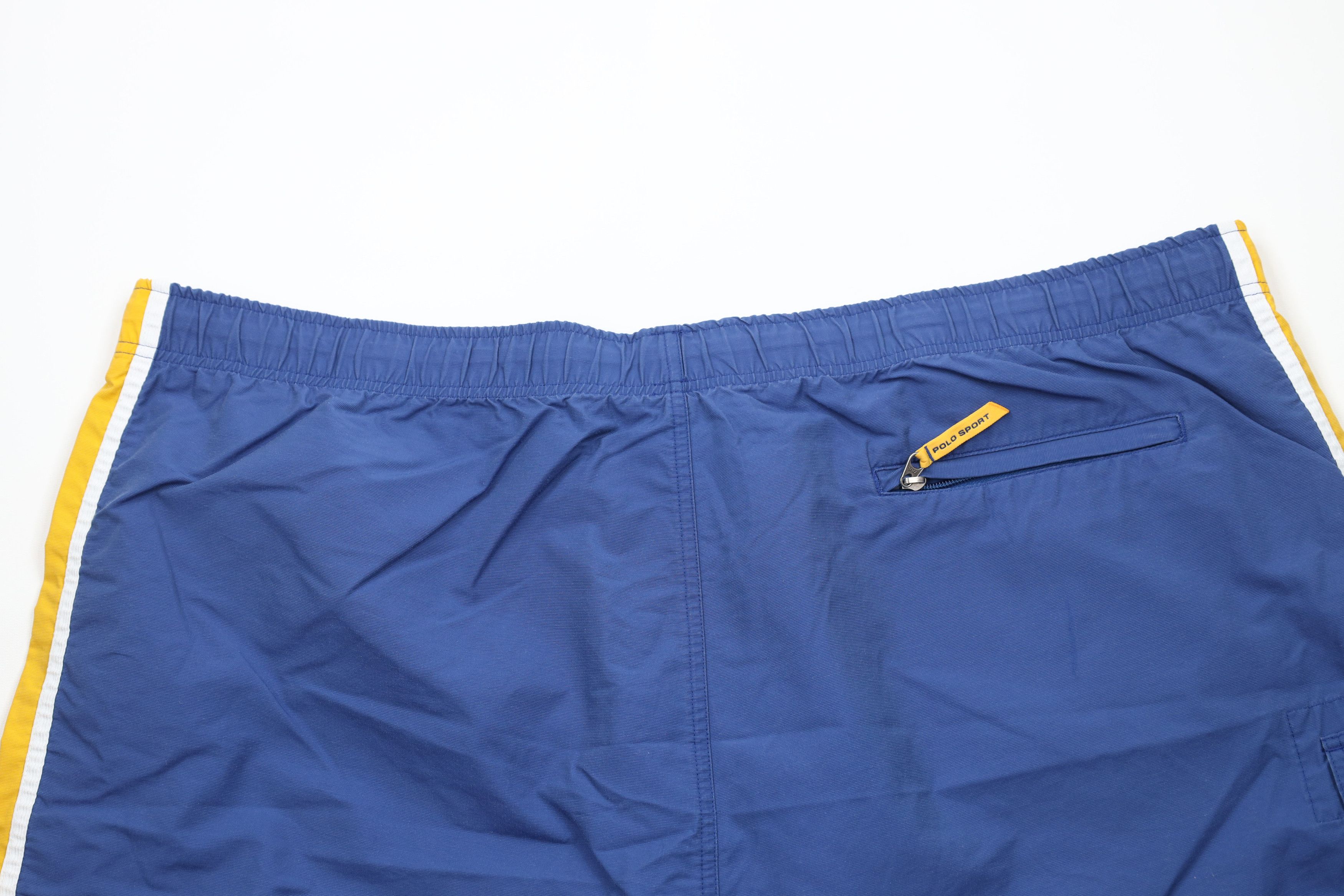 Ralph Lauren × Vintage Vintage 90s Polo Sport Ralph Lauren Wing Lined Shorts Trunks Size US 40 / EU 56 - 10 Thumbnail