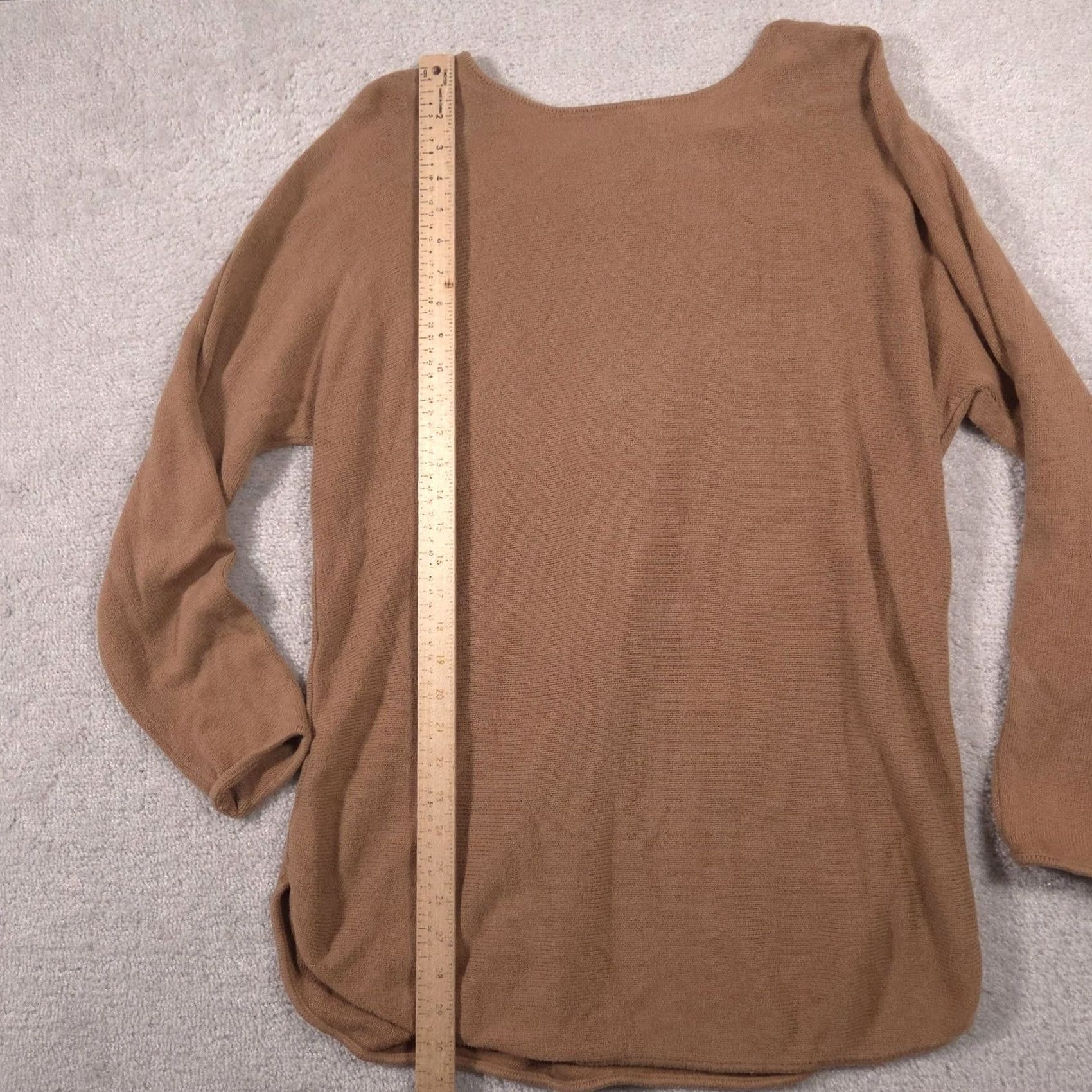 Vintage MICHAEL Michael Kors Sweater Womens XL Brown Crew Neck Back Zip Knit Pullover Size XL / US 12-14 / IT 48-50 - 5 Thumbnail