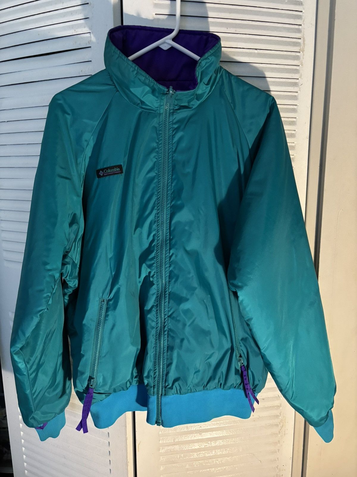 Columbia 90’s Reversible Colombia Ski Windbreaker Size US L / EU 52-54 / 3 - 2 Thumbnail