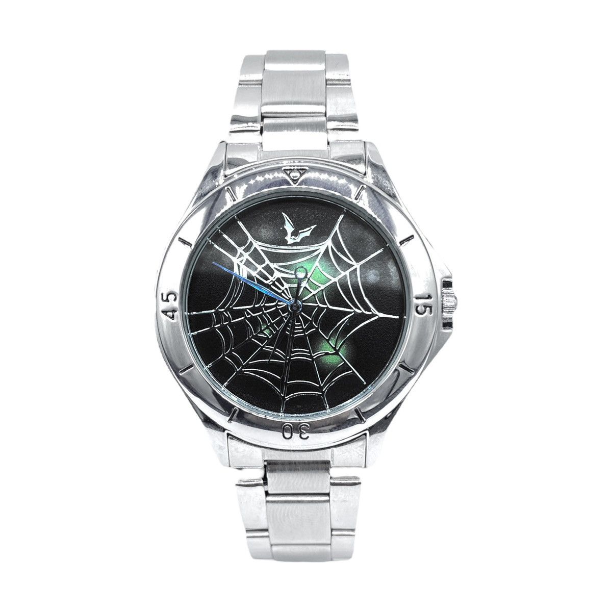 image of Vintage Purlieus1189 Web Watch in Silver, Men's