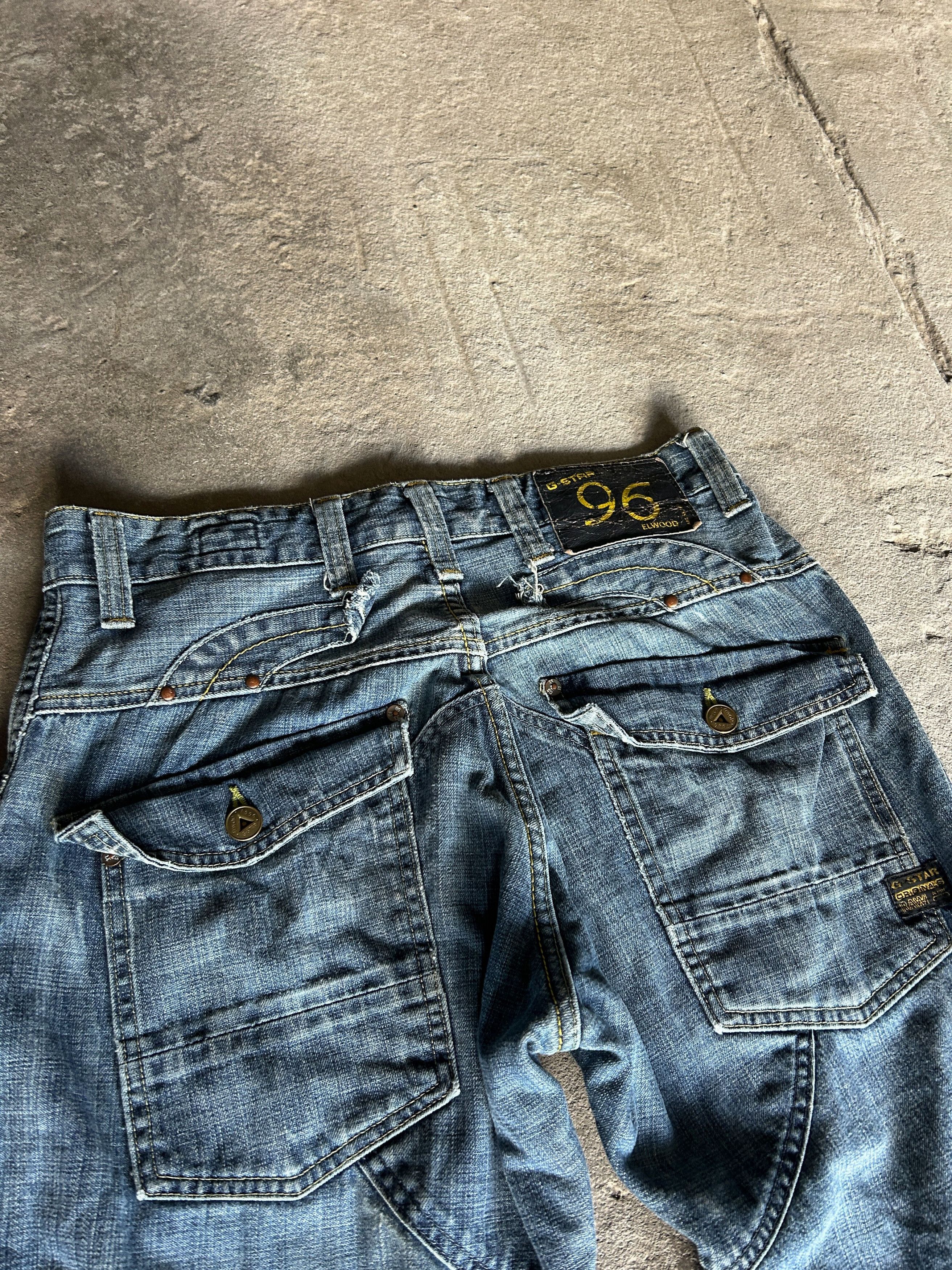 Japanese Brand × Vintage Vintage Balenciaga Style Japanese G Star Baggy Pants 90s Size US 32 / EU 48 - 7 Thumbnail