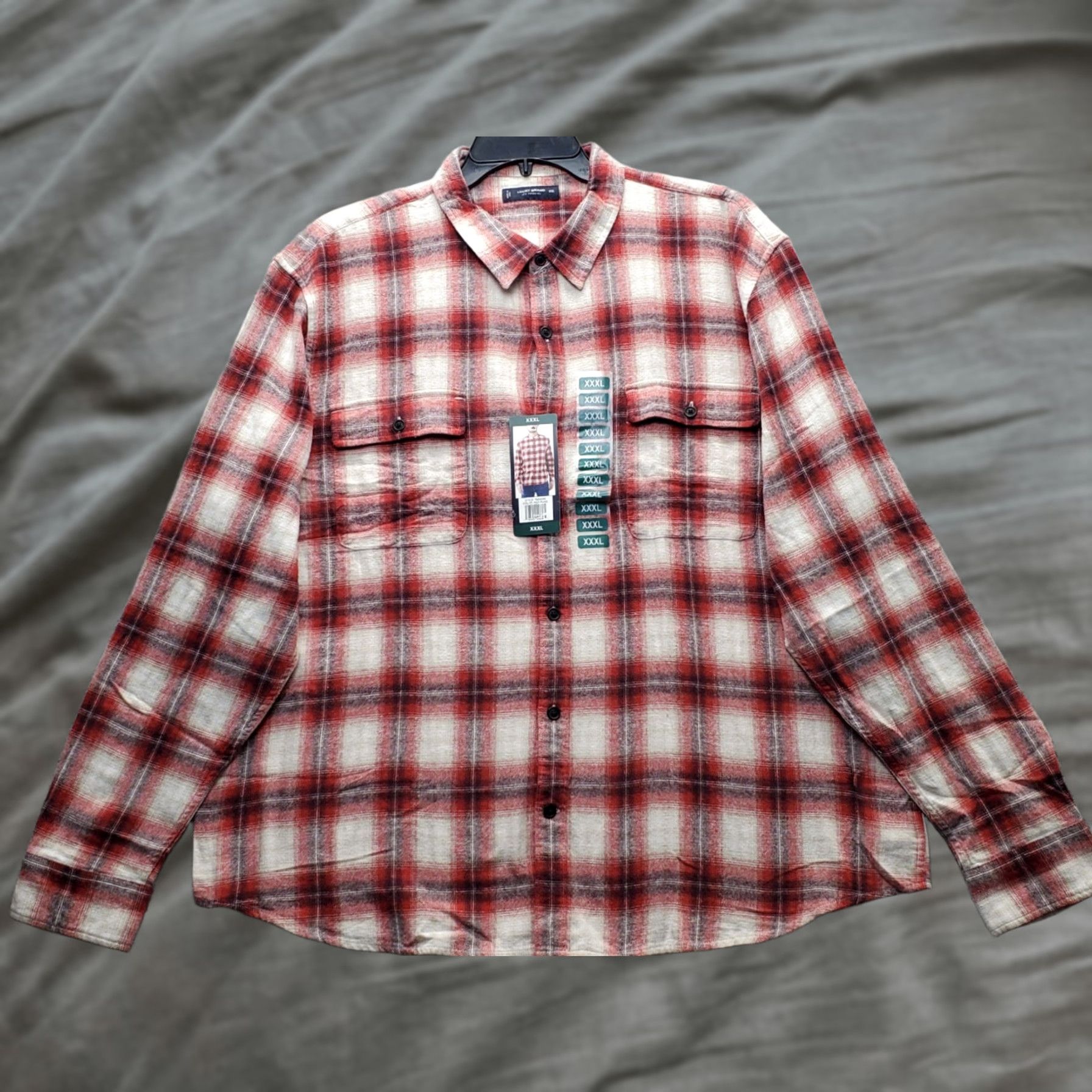 Lucky Brand Lucky Brand Flannel Shirt Men XXXL Multi Plaid Classic Fit Long Sleeve Button-Up Size US XXL / EU 58 / 5 - 1 Thumbnail