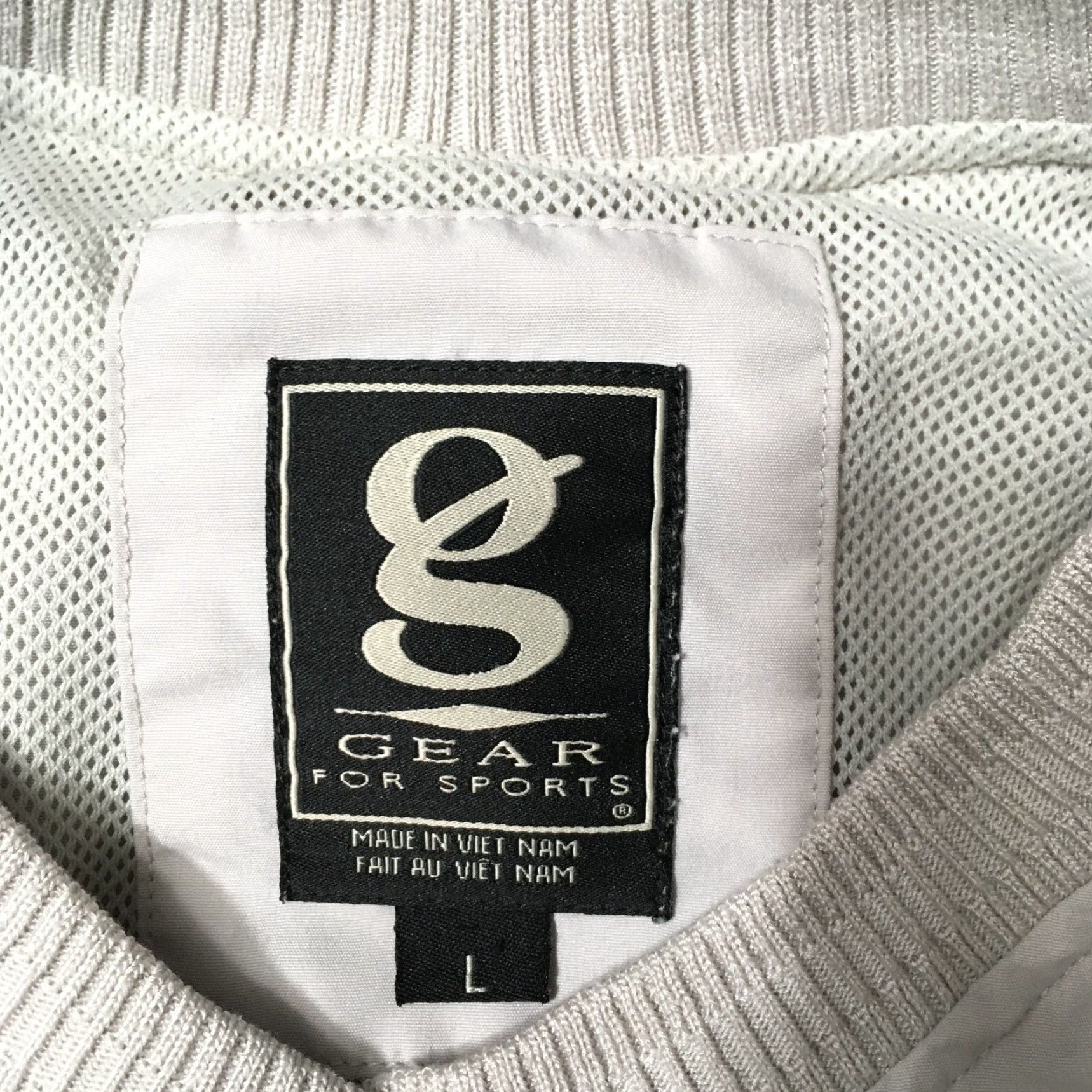 Vintage VTG Gear Volkswagen Pullover Sweatshirt Unisex Adults L Beige Logo Embroidered Zipper 80s 90s Retro Cars Vinyl VW Size US L / EU 52-54 / 3 - 2 Thumbnail