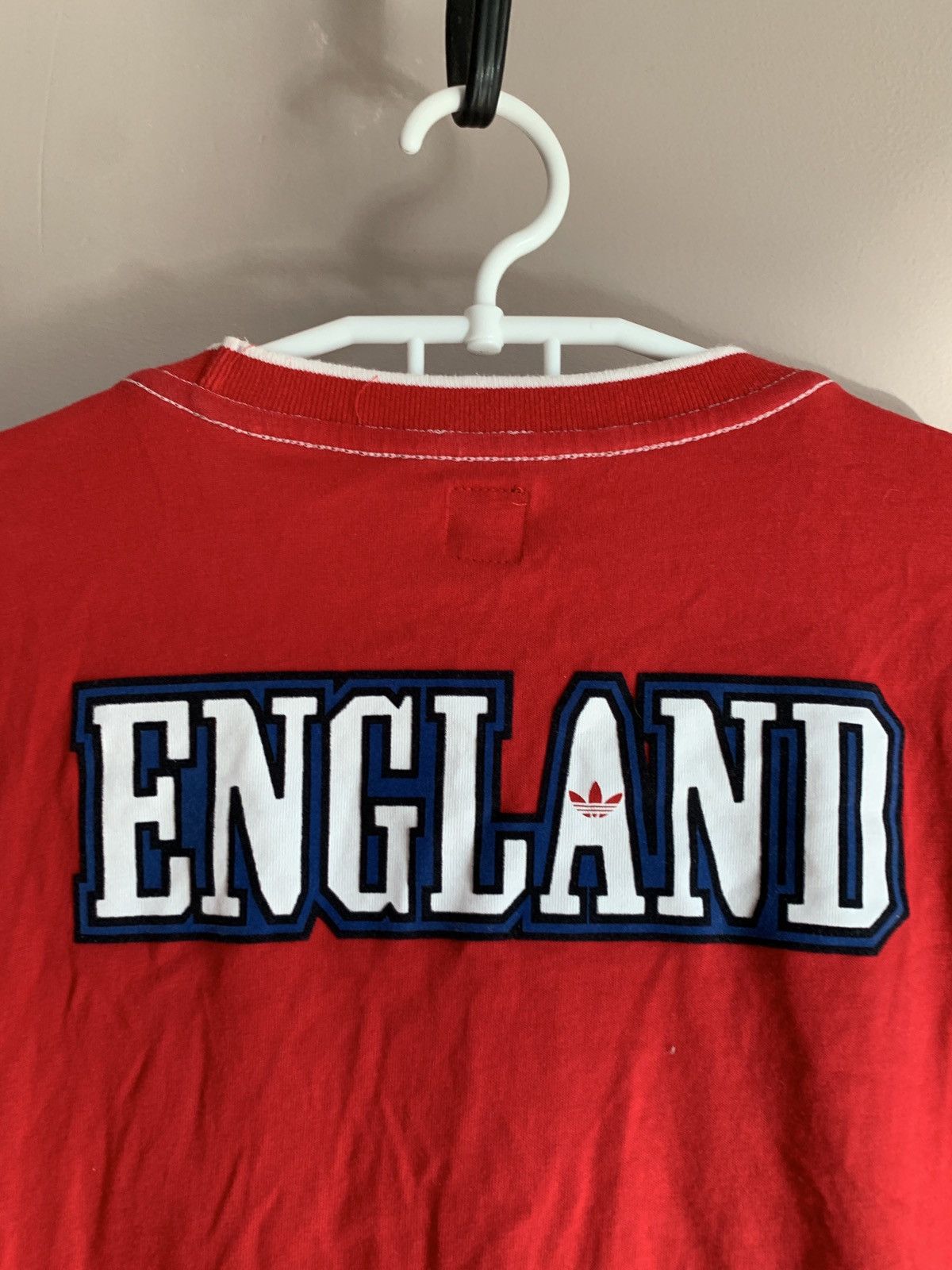 Vintage England World Cup Soccer Shirt Retro Adidas Originals Sz XL Size US XL / EU 56 / 4 - 5 Thumbnail