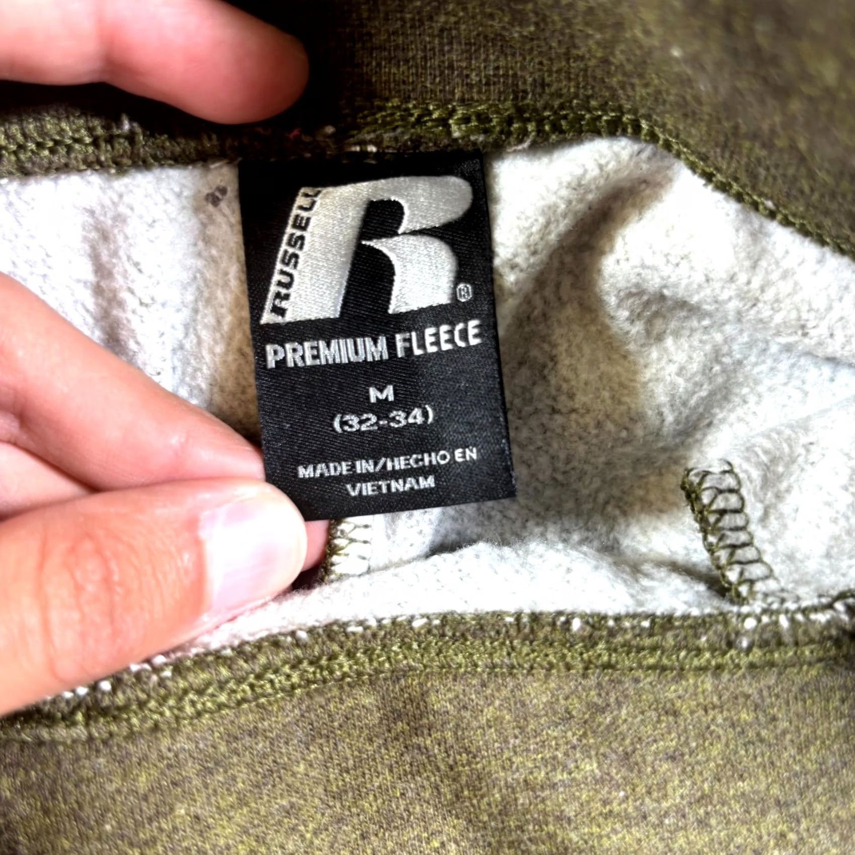 Vintage Russell Sweatpant Men's M Brown Cotton Drawstring Performance Athletic Sports Sweatpants Size US 31 - 7 Thumbnail