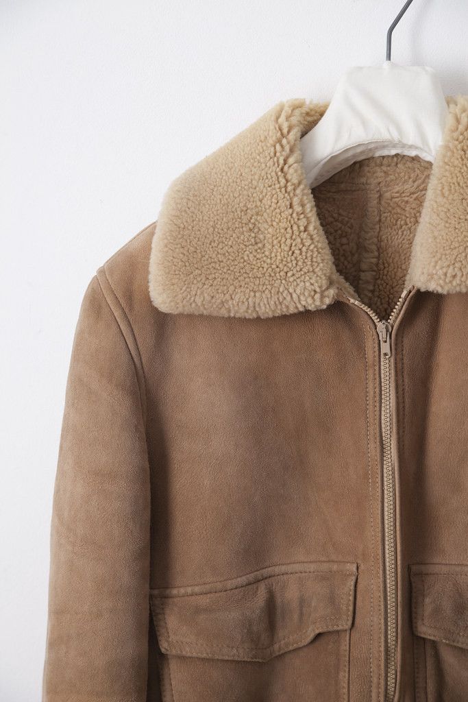 Vintage Vintage Belgian A2 shearling jacket Size US S / EU 44-46 / 1 - 2 Thumbnail