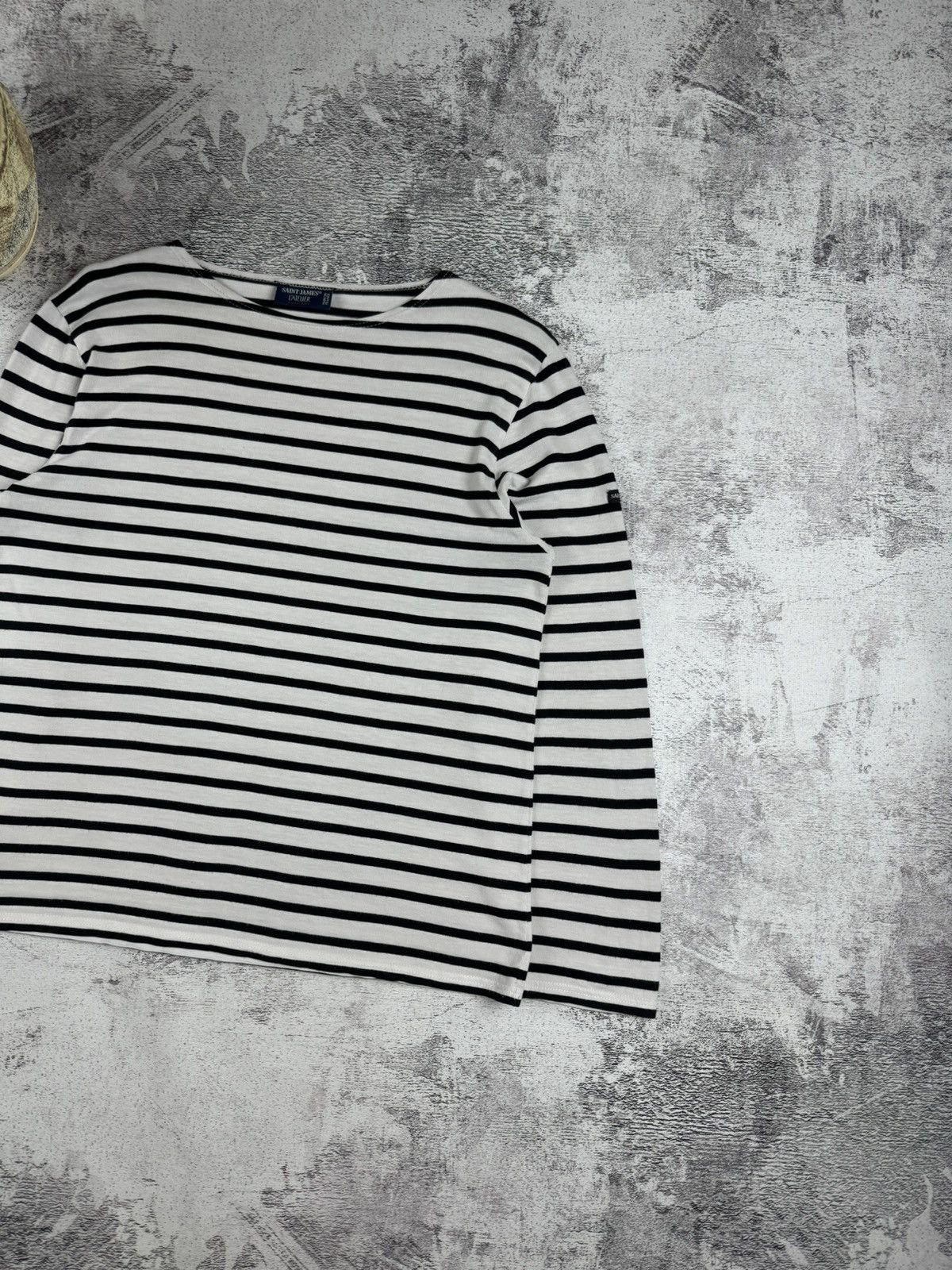 Saint James Vintage 90S Made in France Saint James Striped Longsleeve Size S / US 4 / IT 40 - 4 Thumbnail