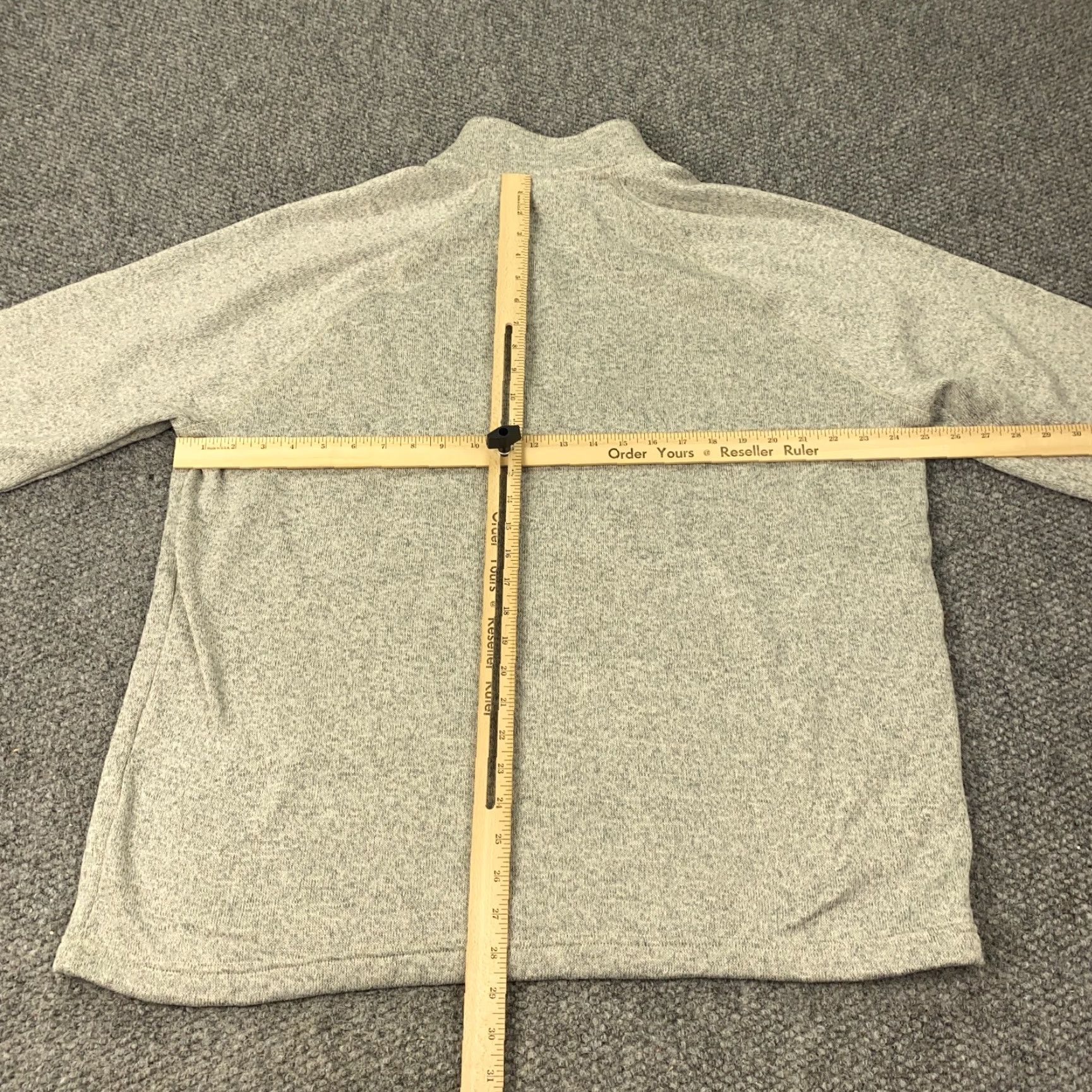 Eddie Bauer Eddie Bauer Mens Pullover Sweatshirt 2XL Gray Fleece 1/4 Zip Embroidered Size US XXL / EU 58 / 5 - 6 Thumbnail