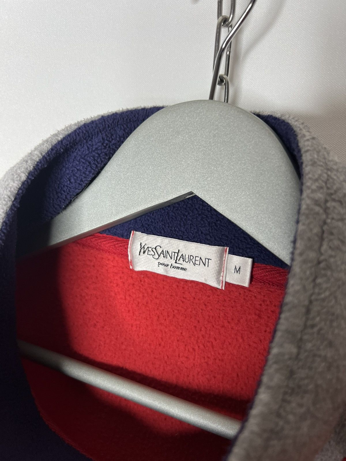 Yves Saint Laurent Men’s Vintage 90s Fleece YSL Sweatshirt Sweater Drake Rare Size US M / EU 48-50 / 2 - 13 Thumbnail