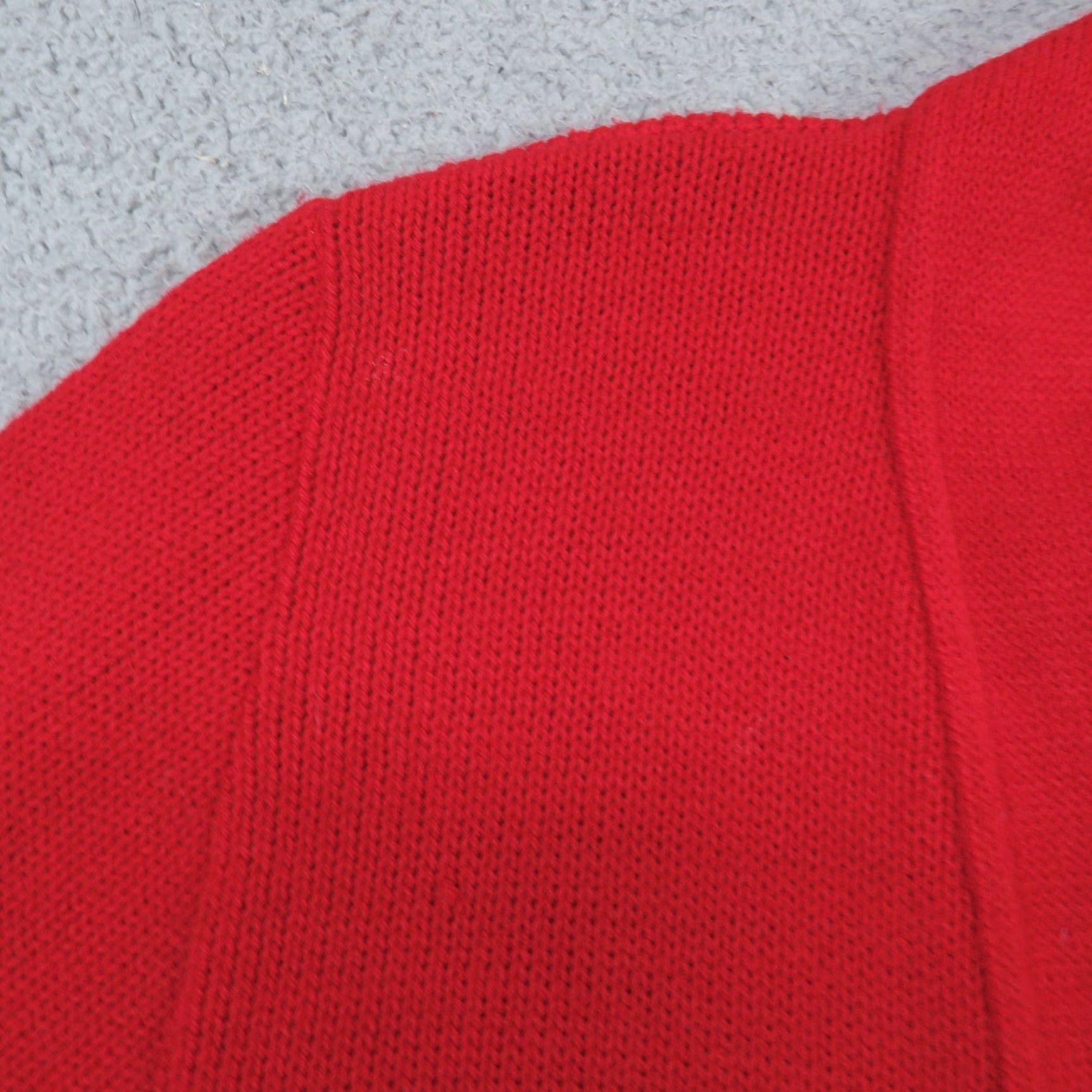 Vintage VINTAGE Varsity Sweater 70s Mens Small Red Gray BHS Knit Cardigan Letterman Shirt Size US S / EU 44-46 / 1 - 6 Thumbnail