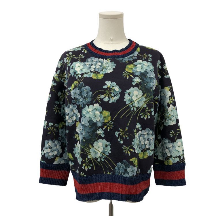 Gucci Gucci Floral Print Sweatshirt Size S Size US S / EU 44-46 / 1 - 1 Thumbnail