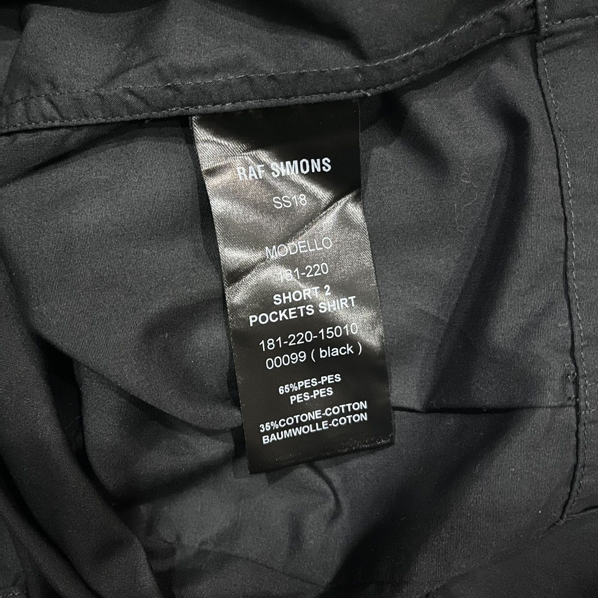 Raf Simons SS18 Raf Simons Open Collar Two Pockets Shirt Size US M / EU 48-50 / 2 - 6 Thumbnail