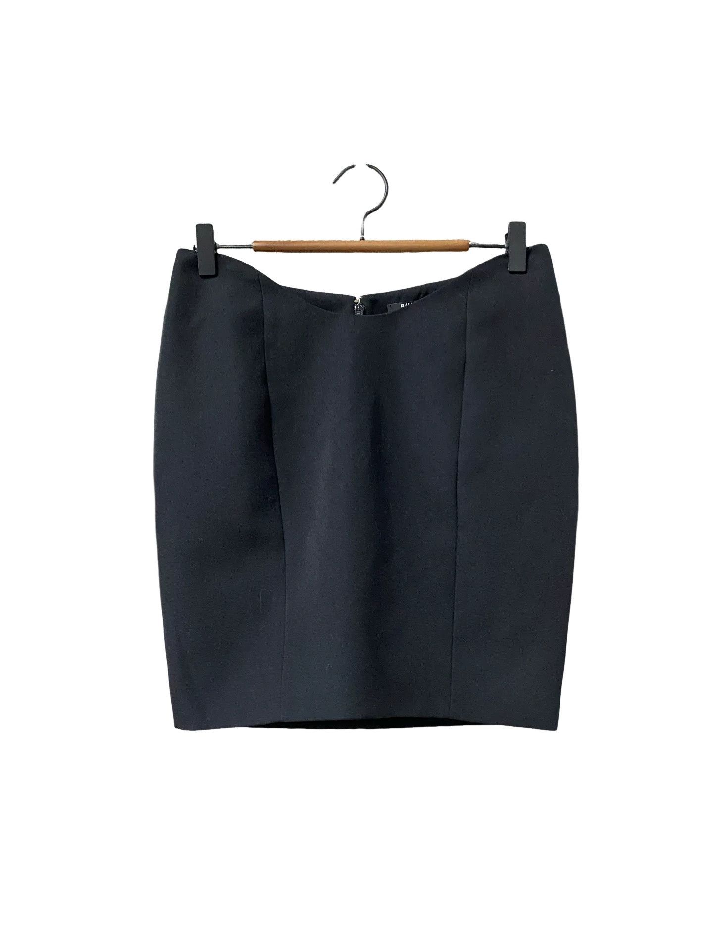 Balmain Balmain Black Mini Skirt Size 36 Size 26" / US 2 / IT 38 - 1 Thumbnail