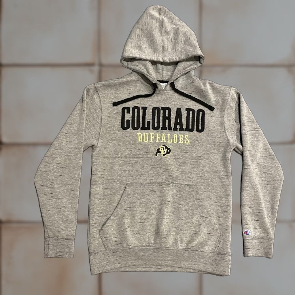 Champion Champion Colorado Buffaloes Hoodie Mens Small Grey Pullover College Football Size US S / EU 44-46 / 1 - 1 Thumbnail