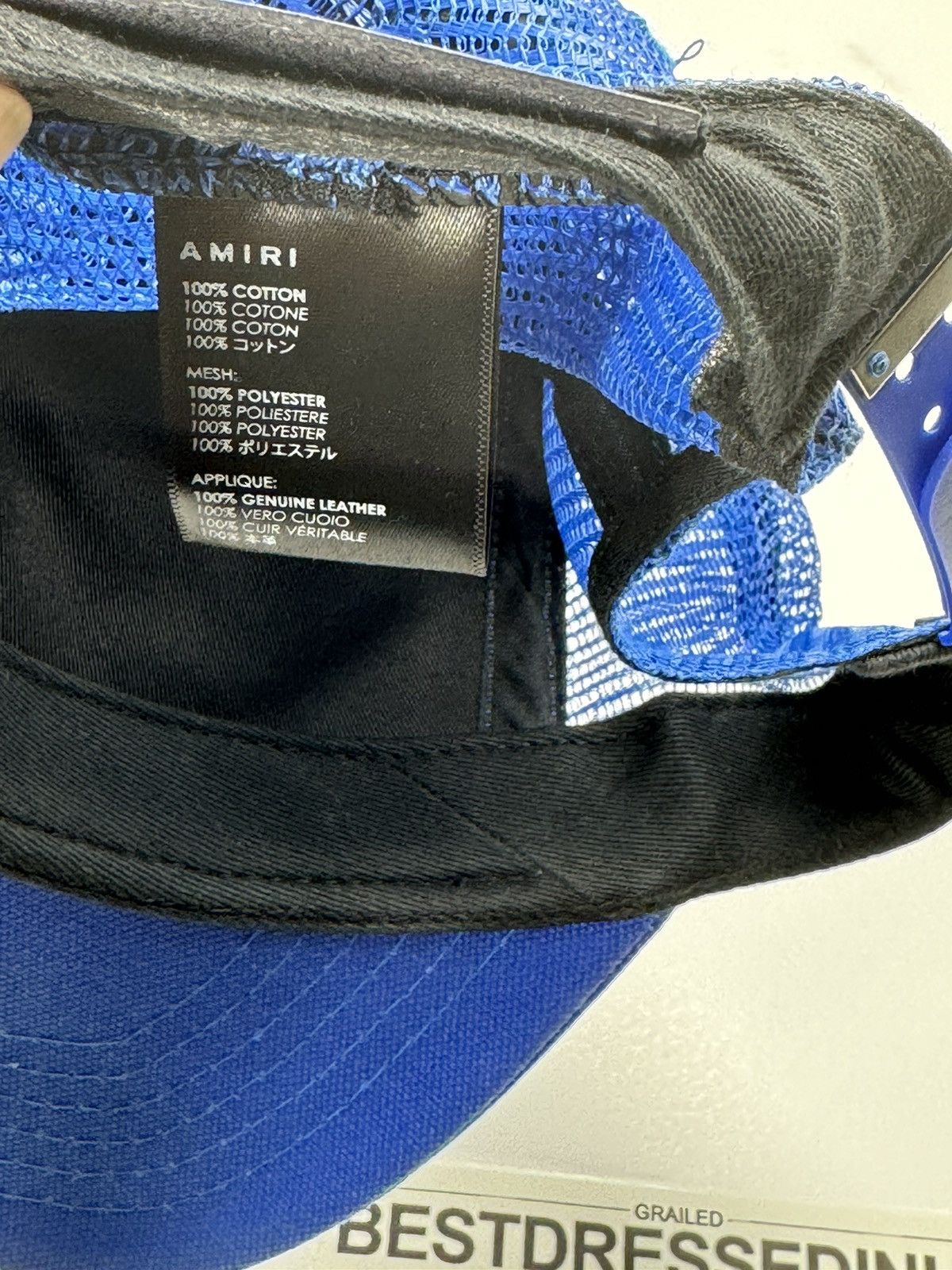 Amiri Amiri '3 Star' Trucker Hat Size ONE SIZE - 10 Thumbnail