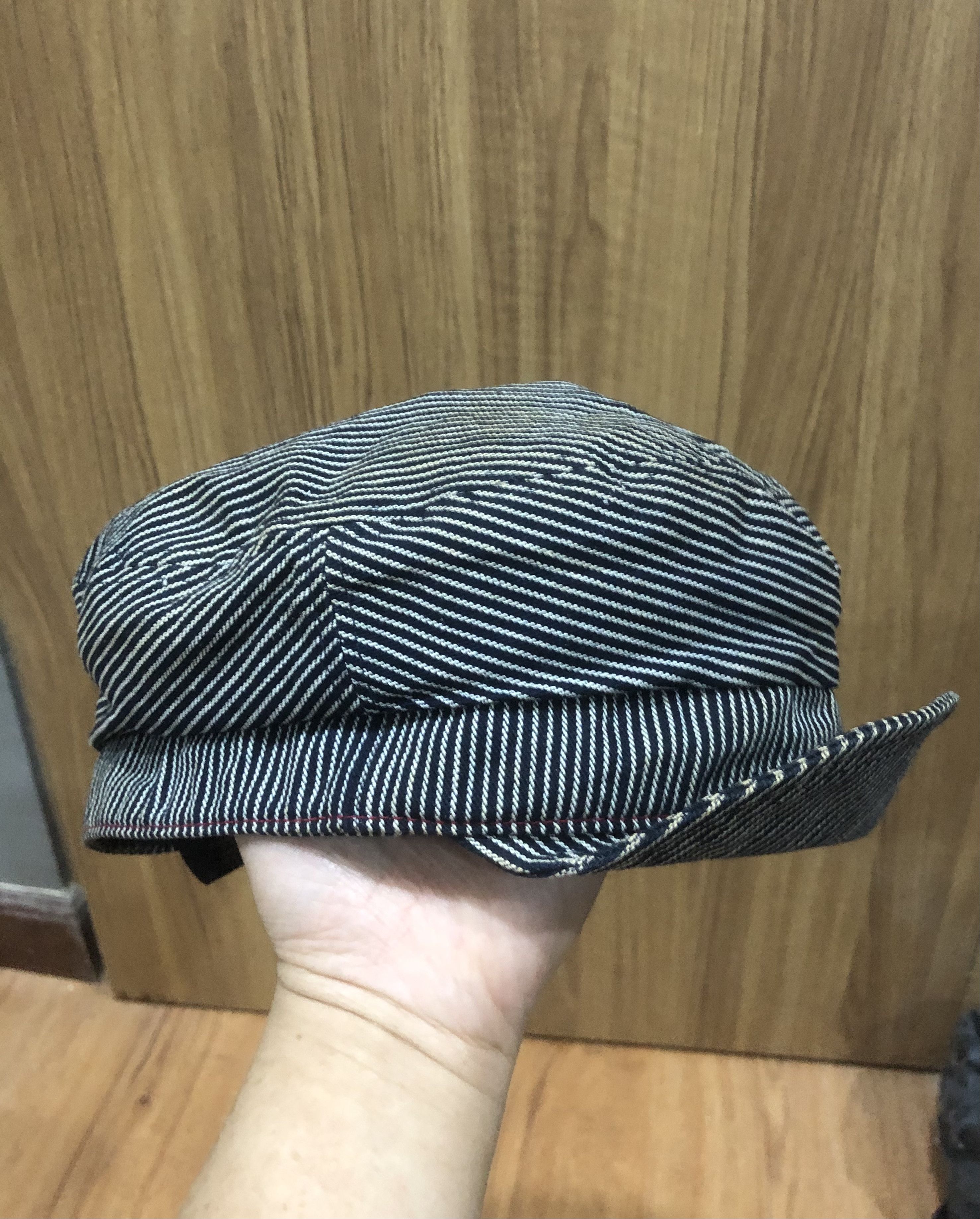 45rpm 45rpm Hickory Stripe Hat Mechanic Cap Size ONE SIZE - 3 Thumbnail