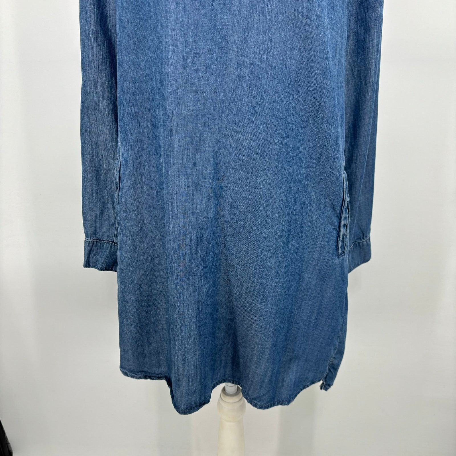 Anthropologie Cloth & Stone Anthropologie Chambray Tunic Shirt Dress SZ M Size M / US 6-8 / IT 42-44 - 5 Thumbnail