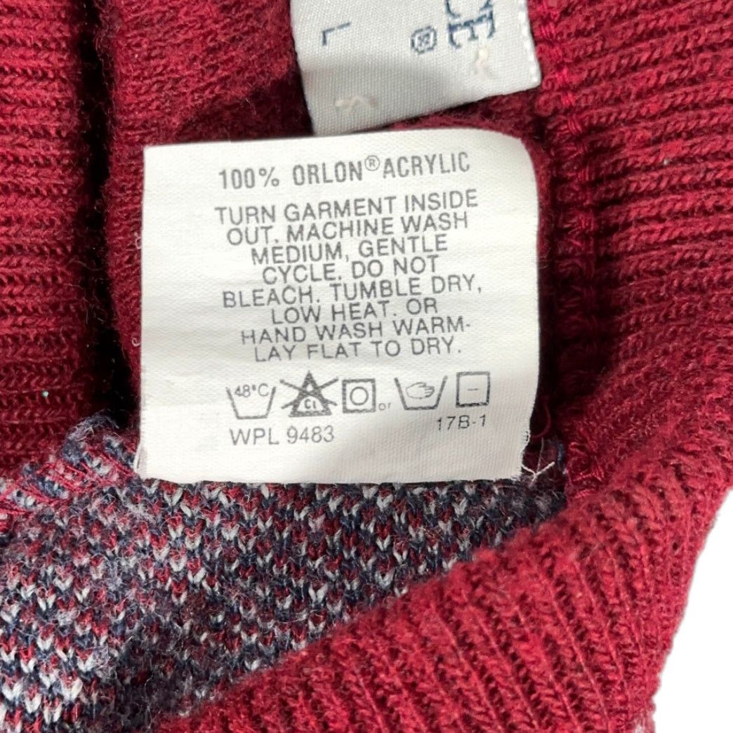 Vintage VINTAGE Robert Bruce Sweater Vest Shirt Adult SMALL Red Gray Houndstooth USA Union 70s Mens Size US S / EU 44-46 / 1 - 6 Thumbnail