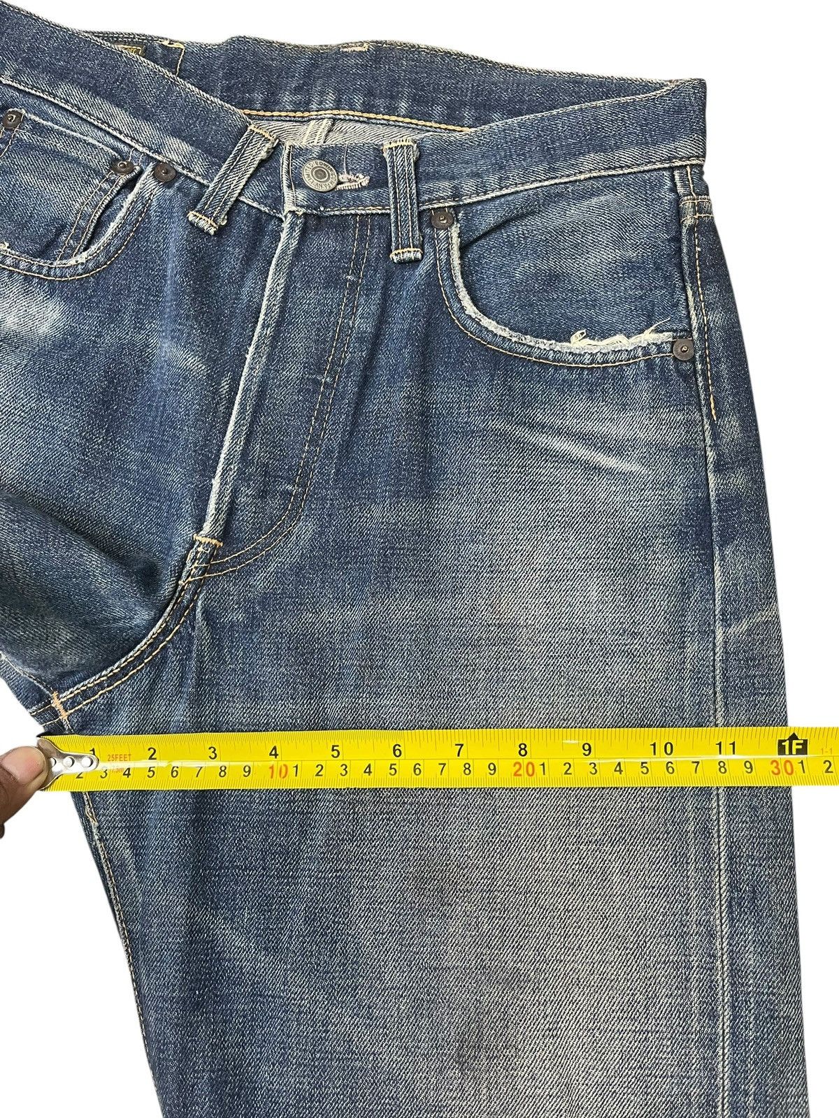 Edwin Vintage Edwin 505 SX Jeans Straight Cut Selvedge Size US 28 / EU 44 - 17 Thumbnail