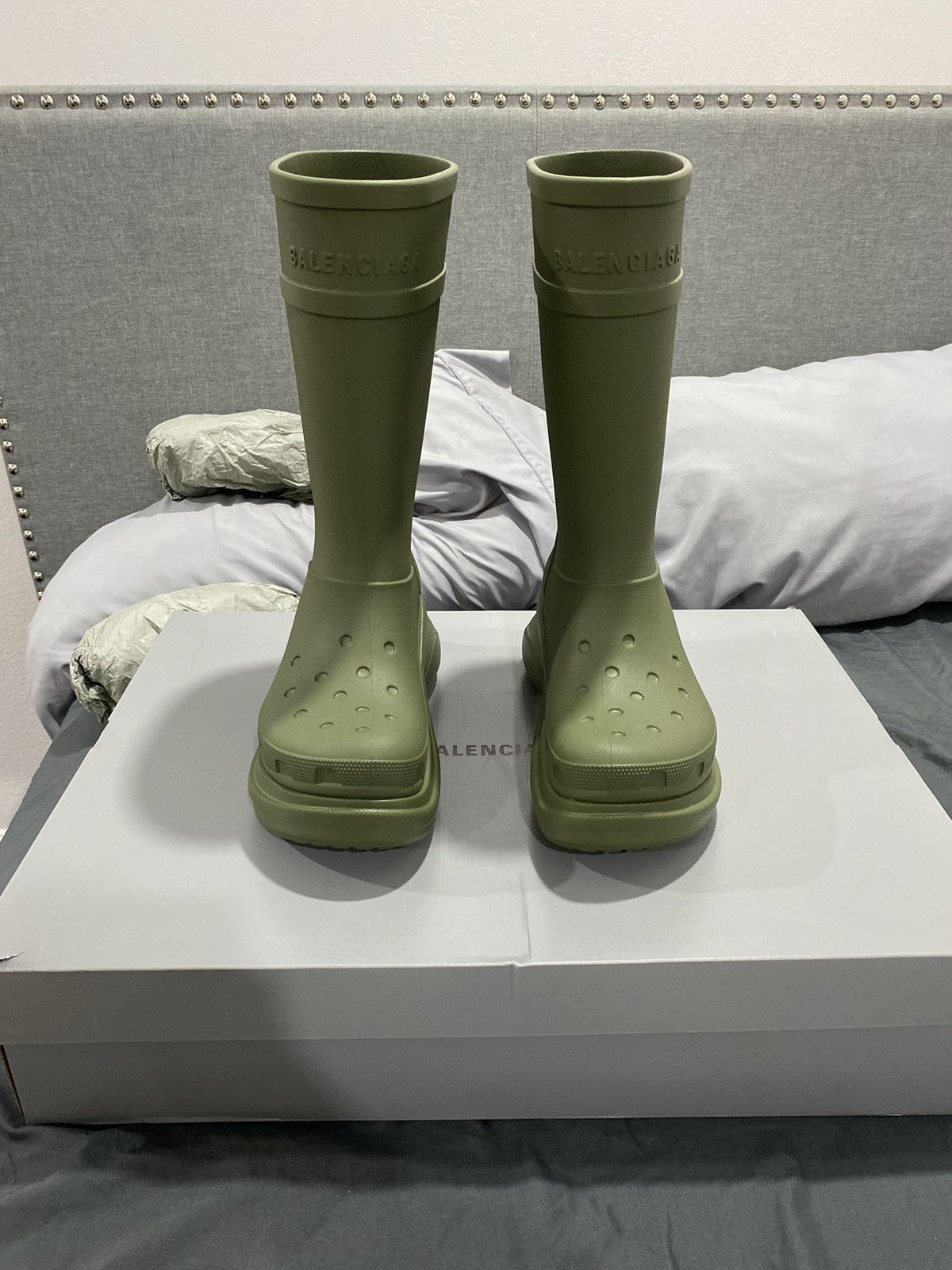 image of Balenciaga x Crocs Army Green (Men) Shoes, Men's (Size 11)