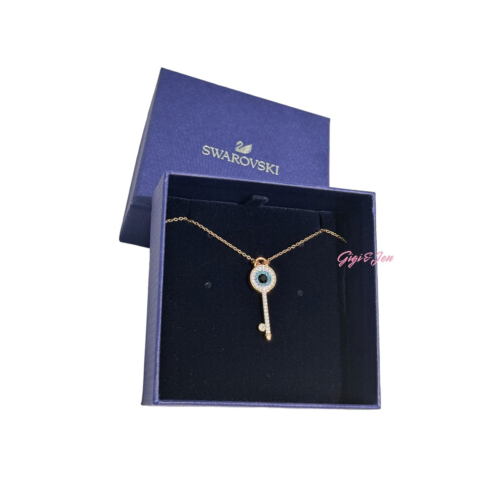 Swarovski Swarovski Symbolic pendant Evil eye and key new Size ONE SIZE - 4 Thumbnail
