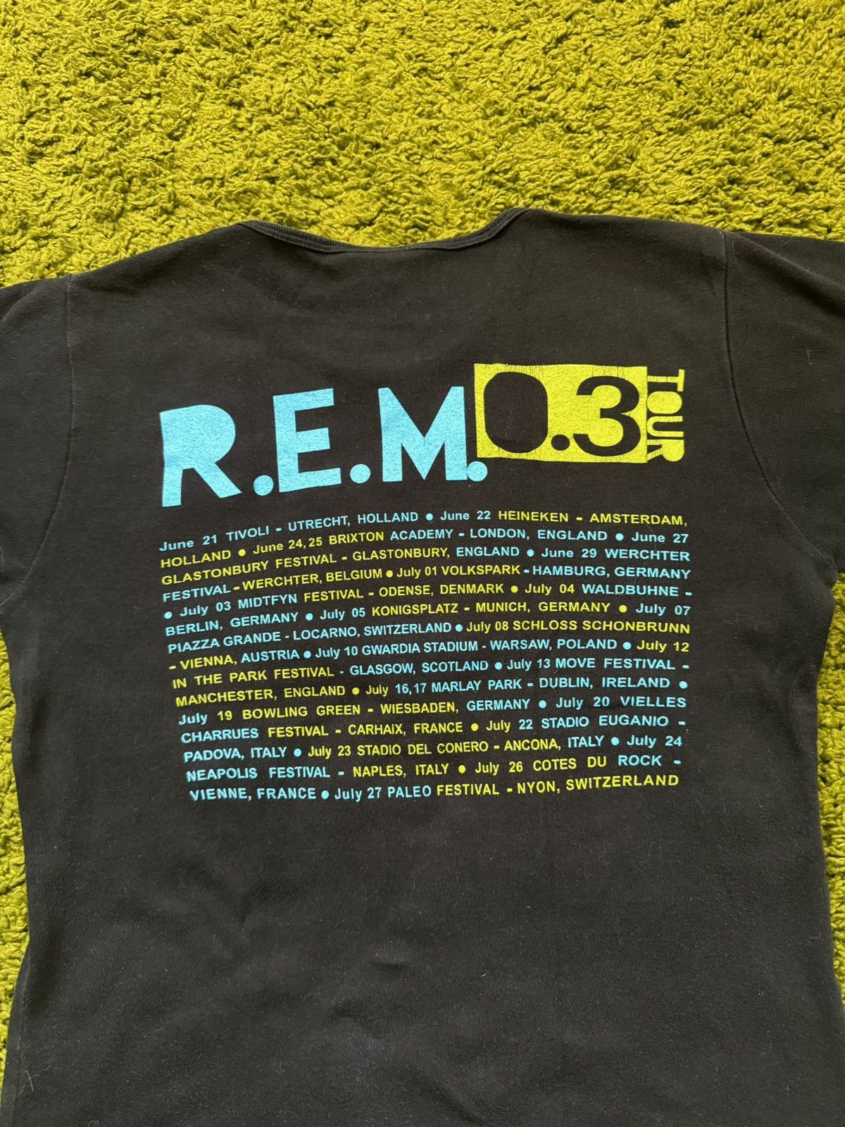 Band Tees × R.E.M. × Vintage R.E.M. 2003 vintage tour concert band t-shirt Size L / US 10 / IT 46 - 7 Thumbnail