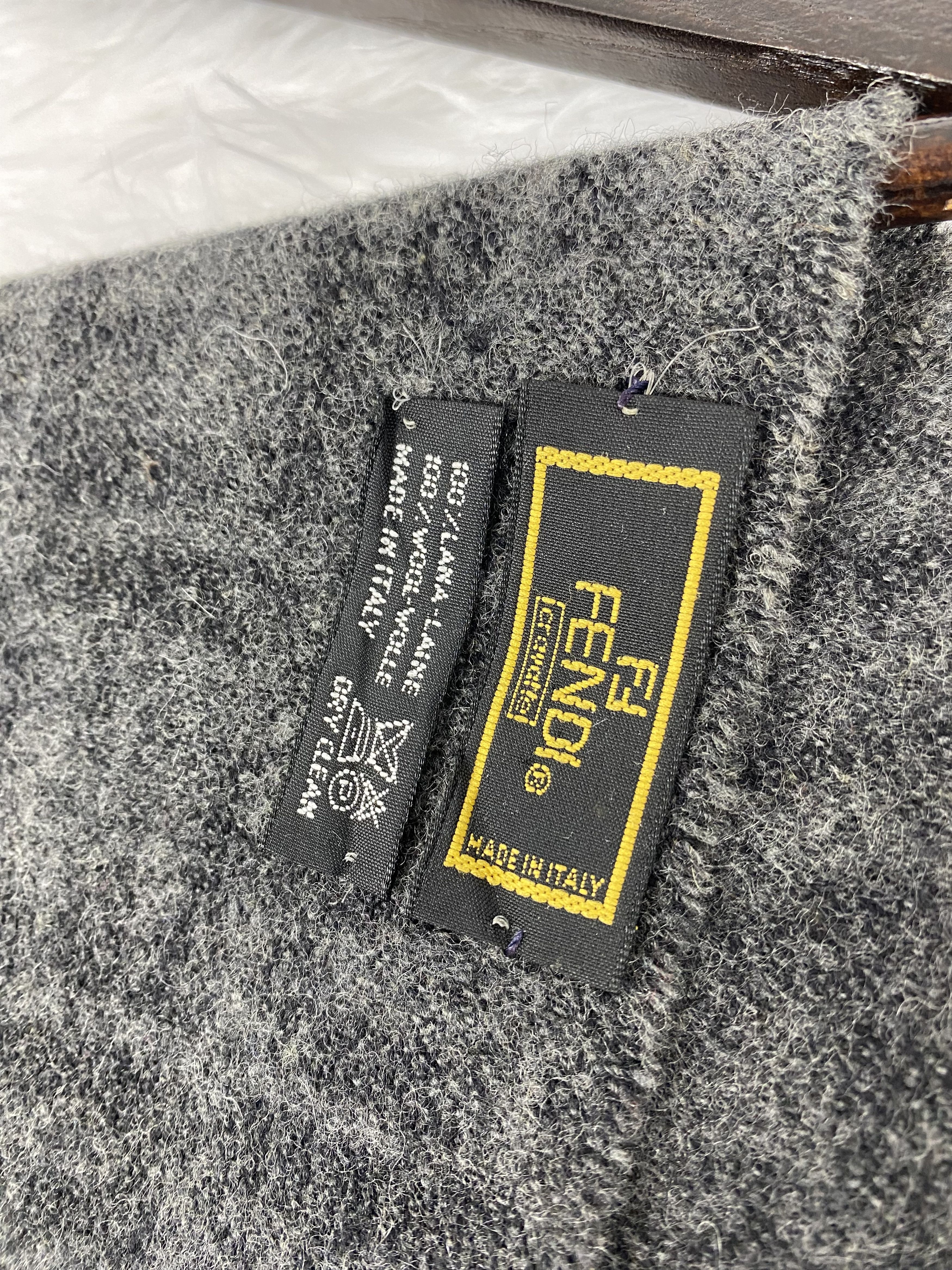Fendi Vintage Fendi Monogram Scarf / Muffler Neckwear PM0041 Size ONE SIZE - 2 Thumbnail