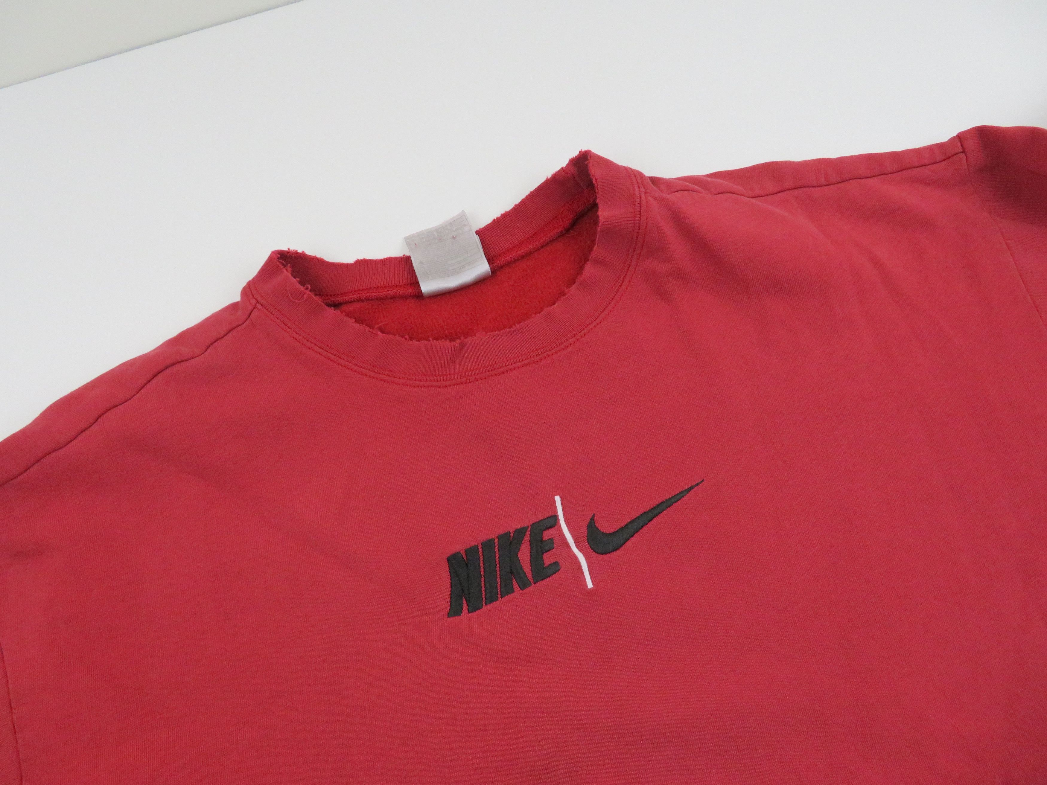Nike × Supreme × Travis Scott 90s Nike Center Swoosh Embroidered Logo Crewneck Sweatshirt Size US XL / EU 56 / 4 - 3 Thumbnail