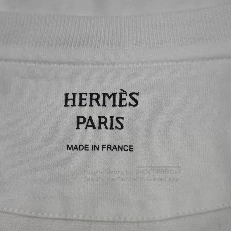 Hermes Hermes White Embroidered Chest Strap Short Sleeve Size XS / US 0-2 / IT 36-38 - 5 Thumbnail