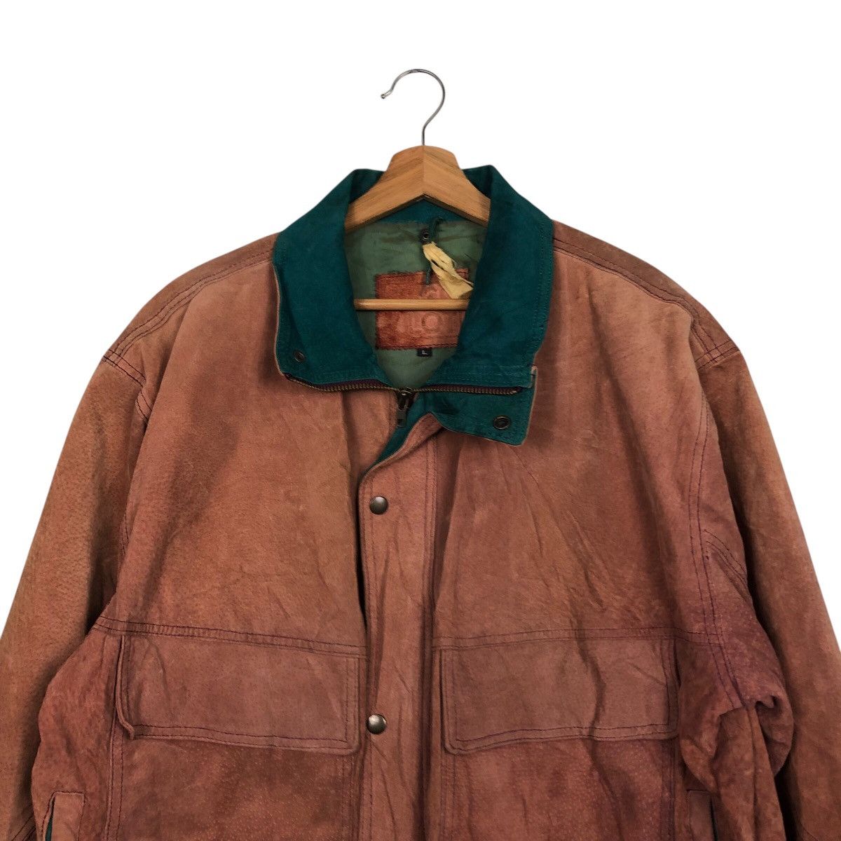 Japanese Brand × Vintage 📌Vintage Biker Leather Jacket Mack Lot Issey Miyake Size US L / EU 52-54 / 3 - 4 Thumbnail