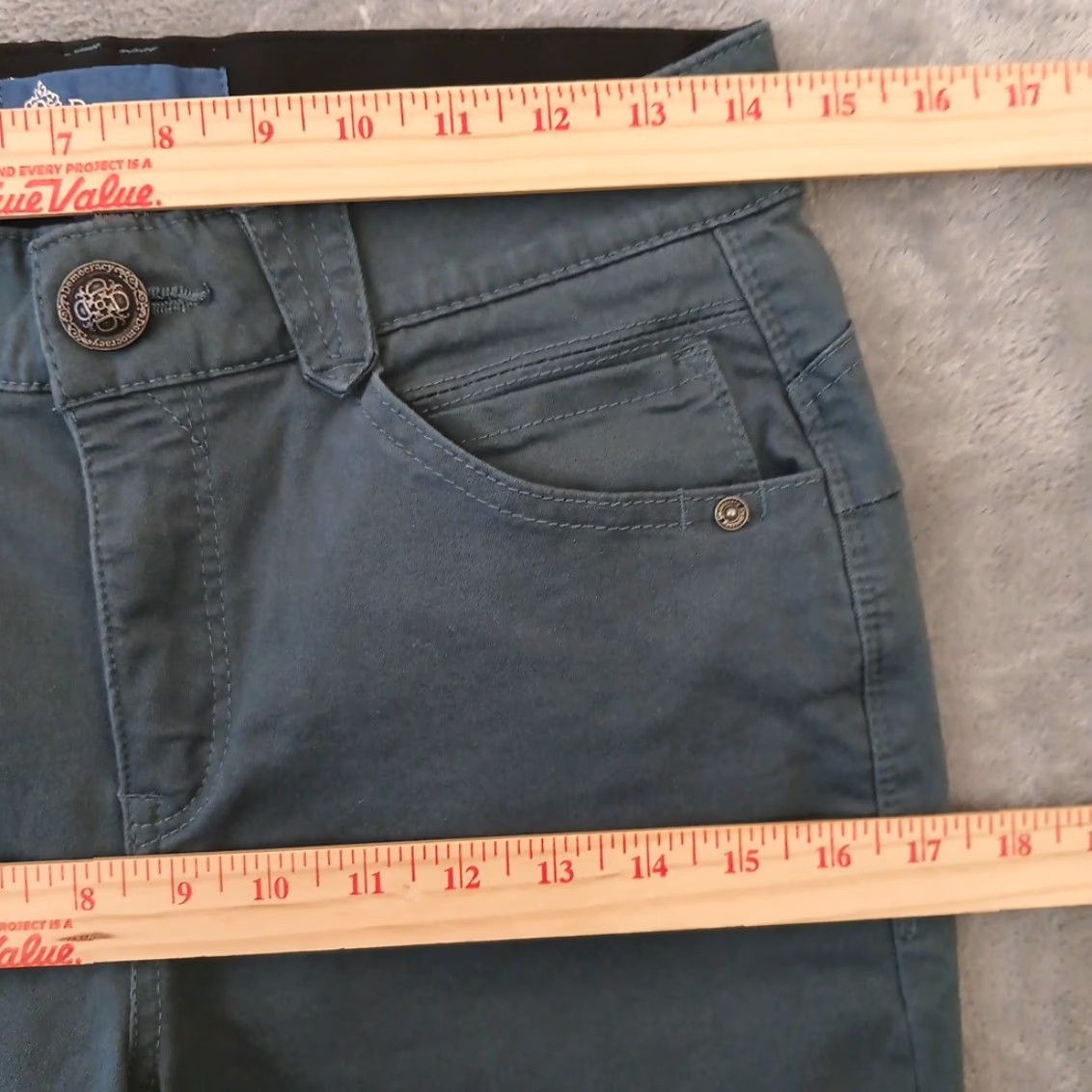 Vintage Democracy Absolution Ankle Pants Womens Size 6 Gray Pockets Stretch 28x26 Pants Size 28" / US 6 / IT 42 - 3 Thumbnail