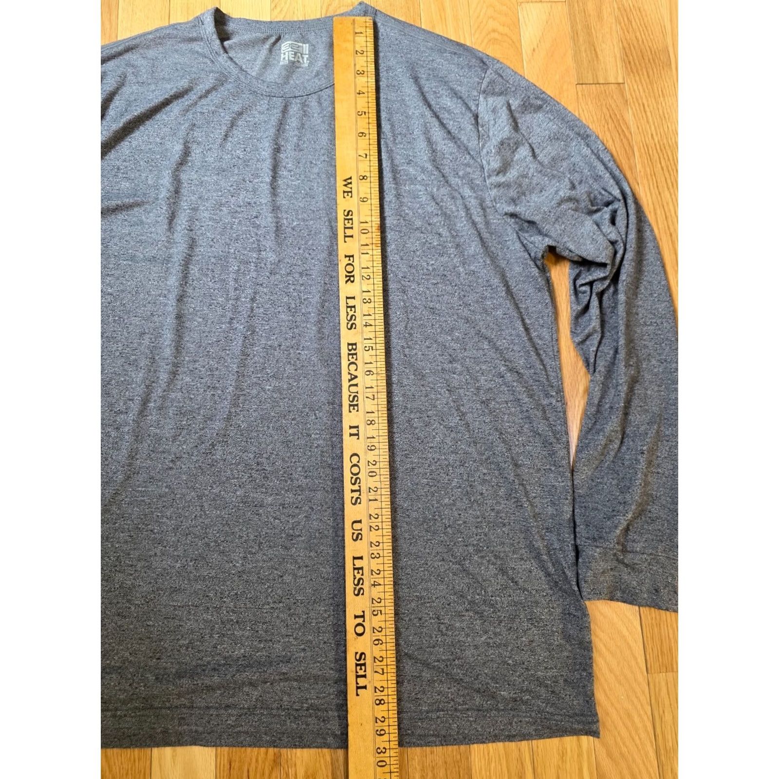Vintage 32 Degrees Heat Thermal Long Sleeve Shirt Mens 2XL Gray Round Neck Pullover Size US XXL / EU 58 / 5 - 6 Thumbnail