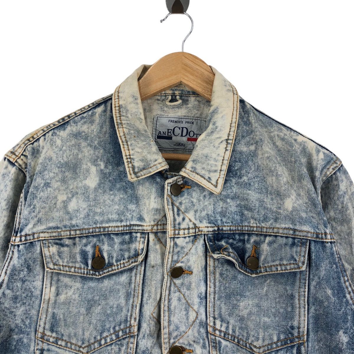 Designer × Vintage Vintage 90s ANECDOTE Homme Denim Jacket Jeans Trucker Size US L / EU 52-54 / 3 - 2 Thumbnail