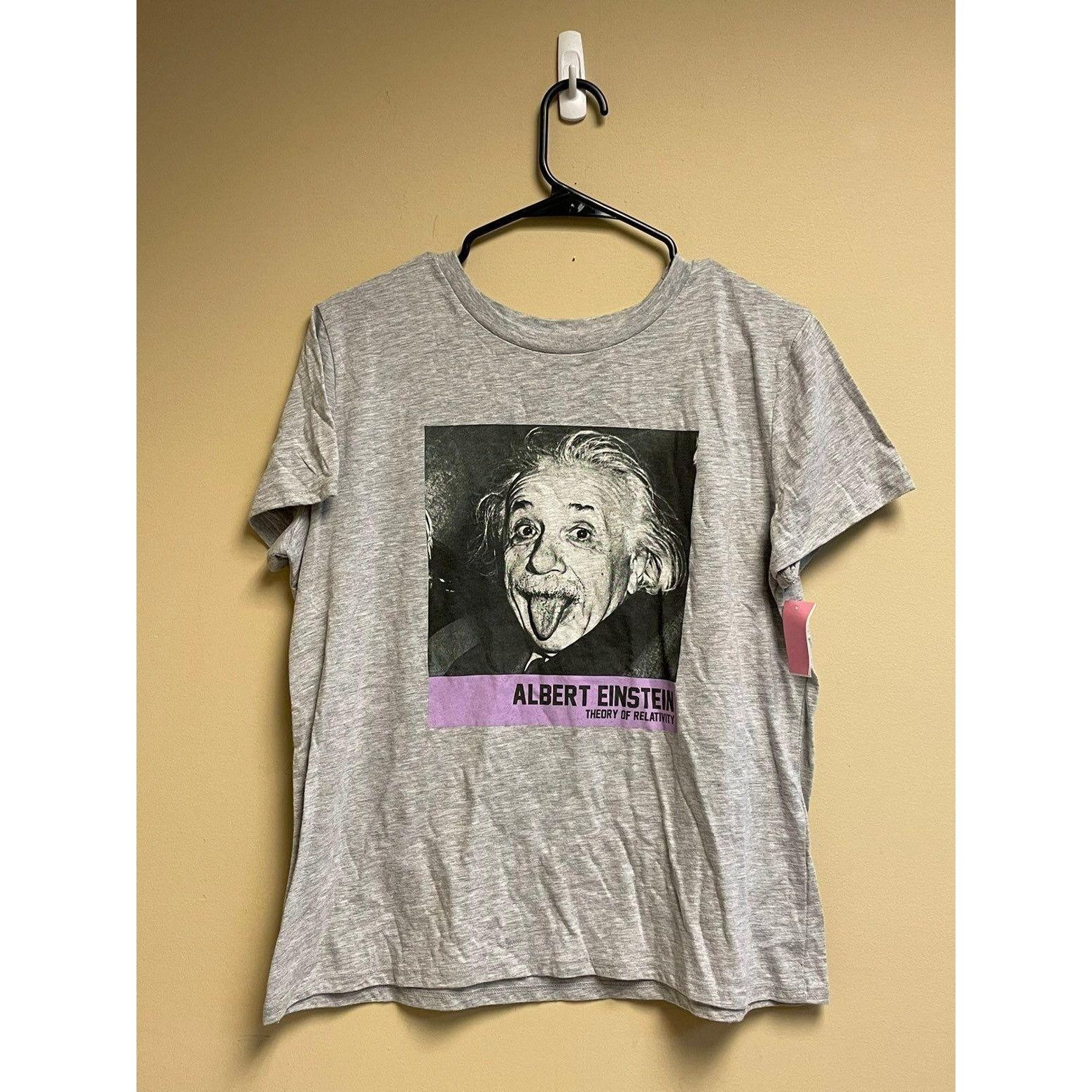 Other Albert Einstein Theory Of Relativity Gray T-Shirt Short Slee Size M / US 6-8 / IT 42-44 - 1 Thumbnail