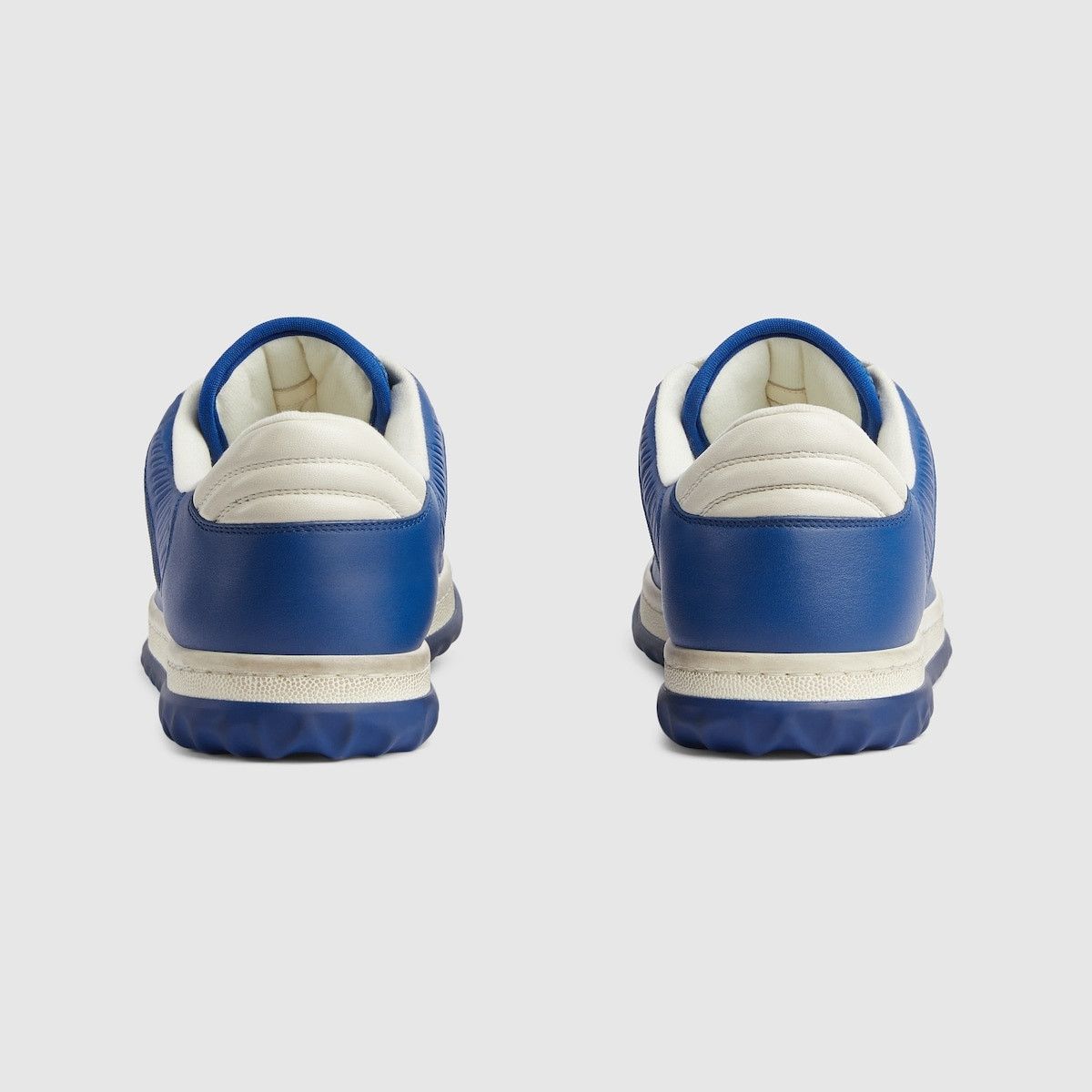 Gucci o1s1wg110425 Men's MAC80 Sneakers in Blue & White Size US 10.5 / EU 43-44 - 4 Thumbnail