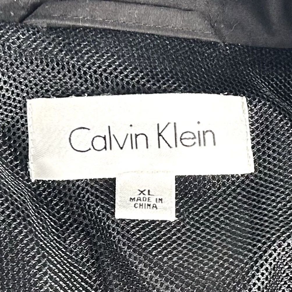 Calvin Klein Calvin Klein XL Full Zip Jacket Black 100% Cotton Casual Fall Spring Mens Jacket Bomber Full Zip Black Calvin Klein XL Size US XL / EU 56 / 4 - 3 Thumbnail