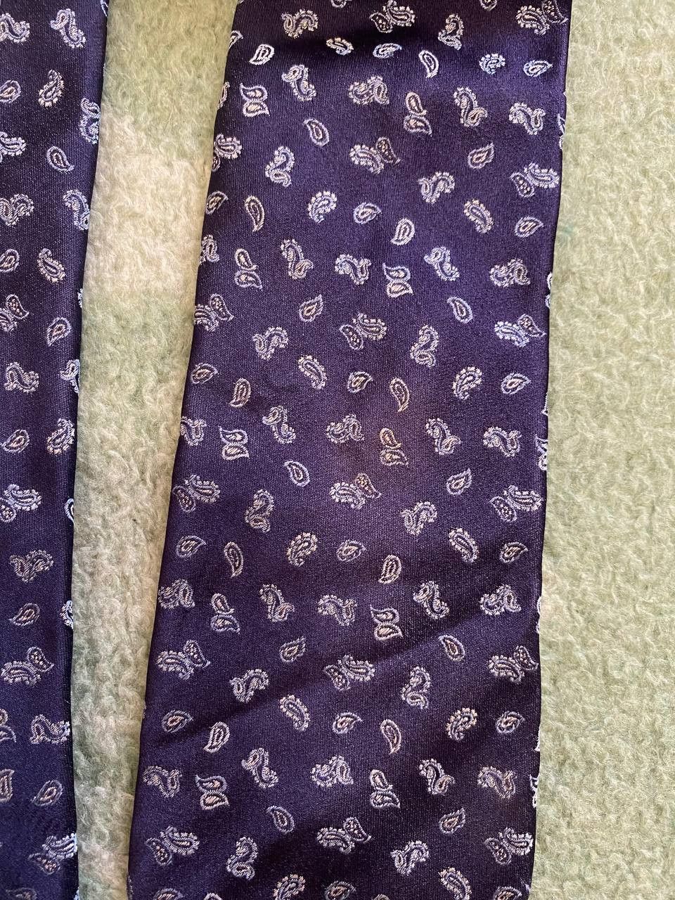 Boggi Streetwear Y2K Purple Tie Print BOGGI MILANO Size ONE SIZE - 6 Thumbnail