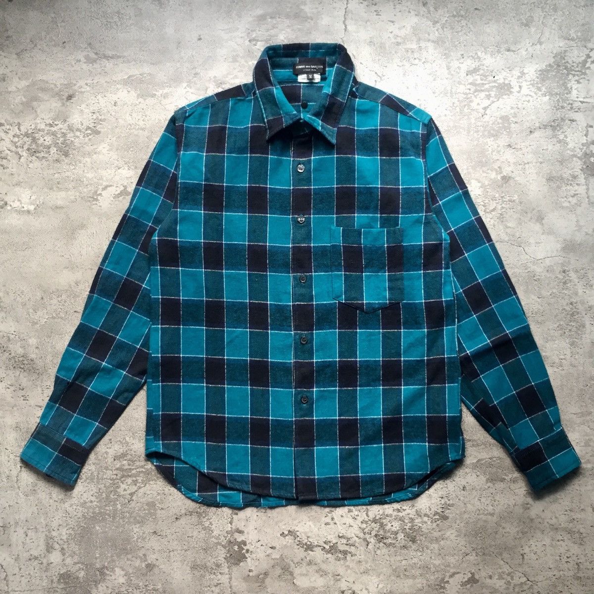 Comme des Garcons Homme Plus AD 2009 Comme des garcons homme plus flanel shirt Size US M / EU 48-50 / 2 - 1 Thumbnail
