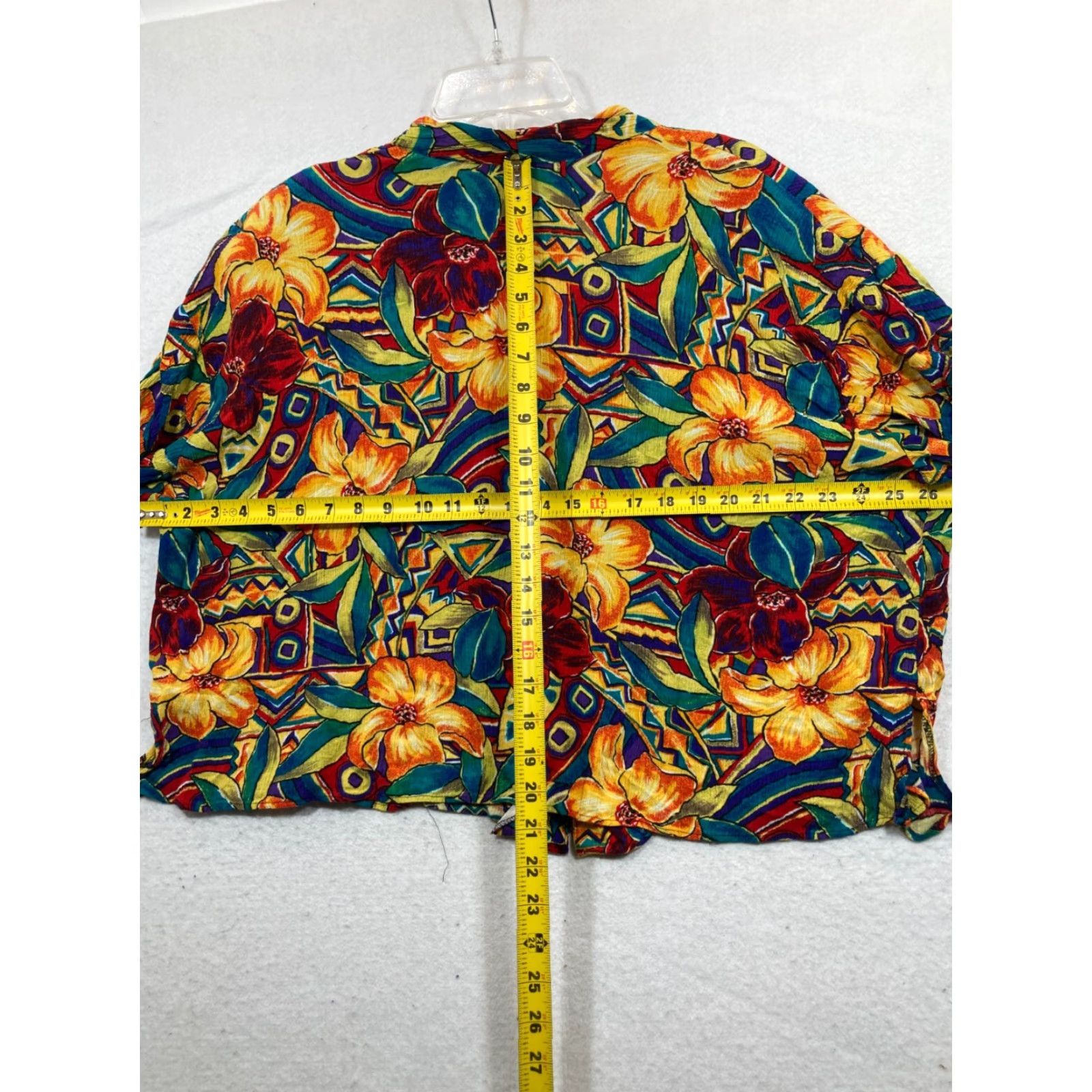 Vintage VINTAGE Maggie McNaughton Blouse Womens 24W Top Hawaiian Shirt Shoulder Pads Size 3XL / US 20-22 - 5 Thumbnail