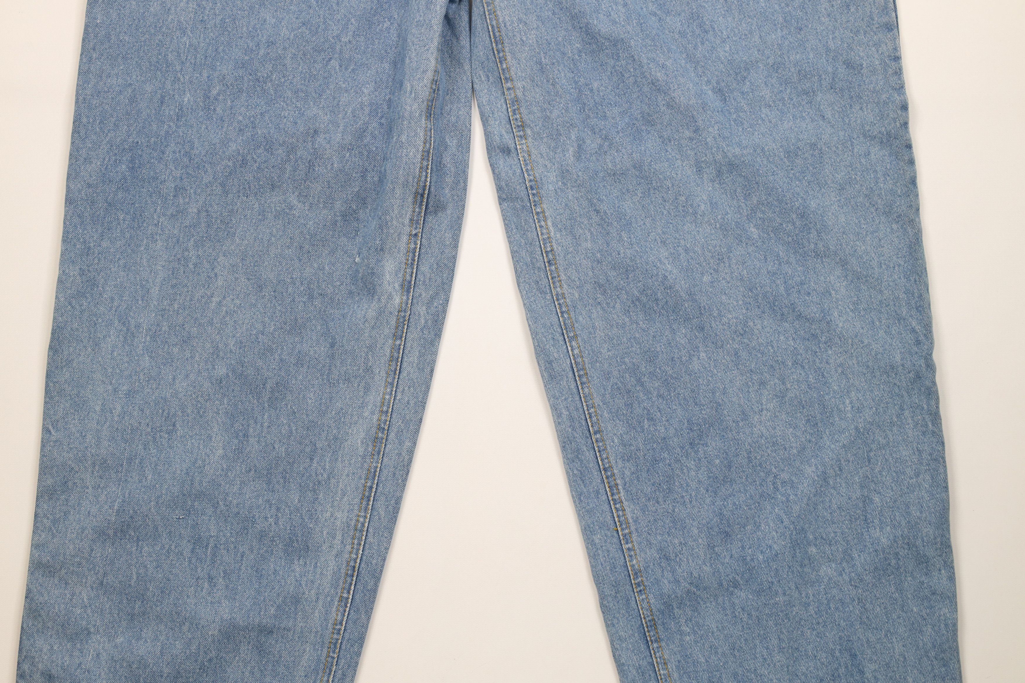 Vintage Deadstock Vintage 90s Streetwear Fit Denim Jeans Blue Cotton Size US 36 / EU 52 - 3 Thumbnail