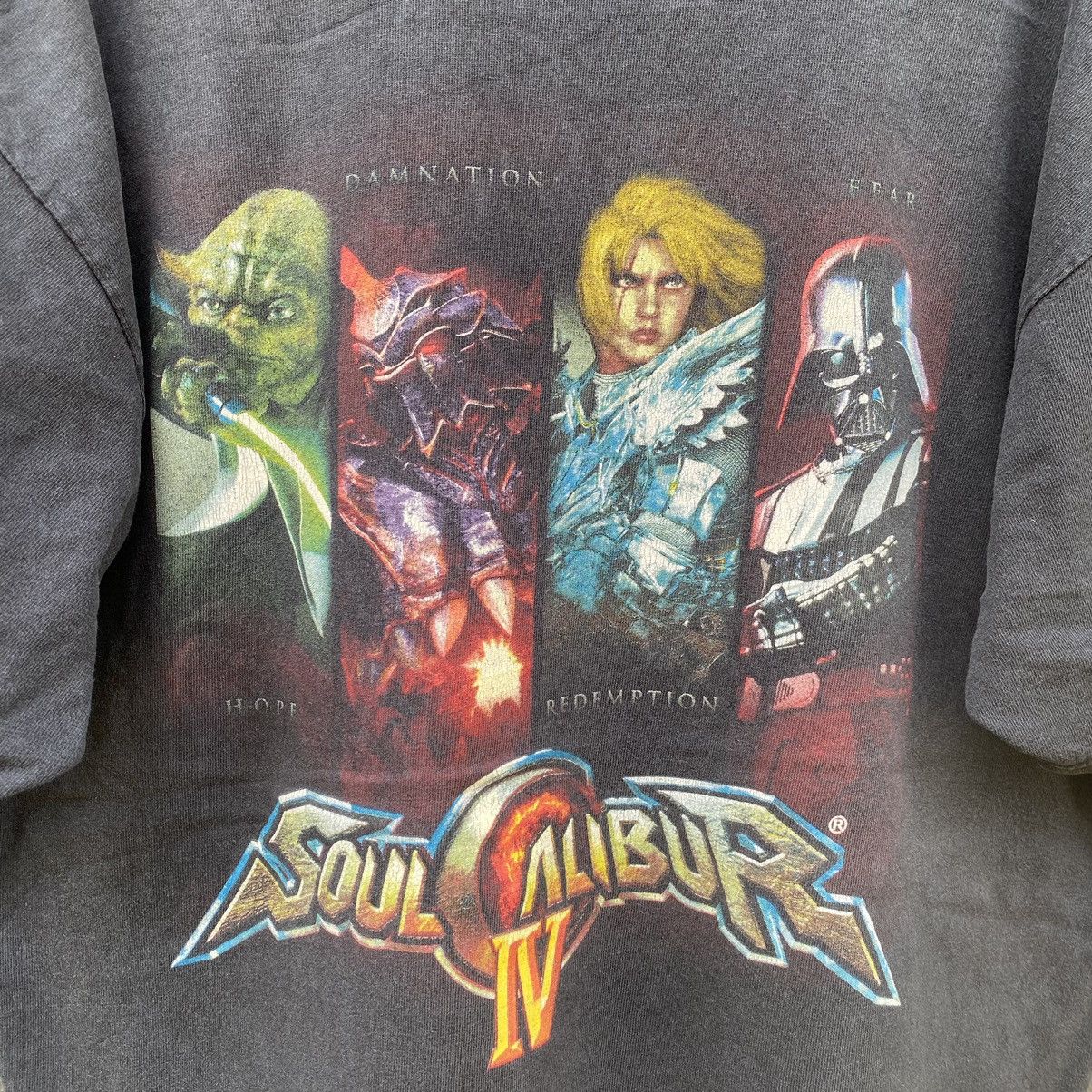 Playstation Thrashed Faded Vintage Y2K Soul Calibur IV Game ERD GRUNGE T Size US XL / EU 56 / 4 - 4 Thumbnail