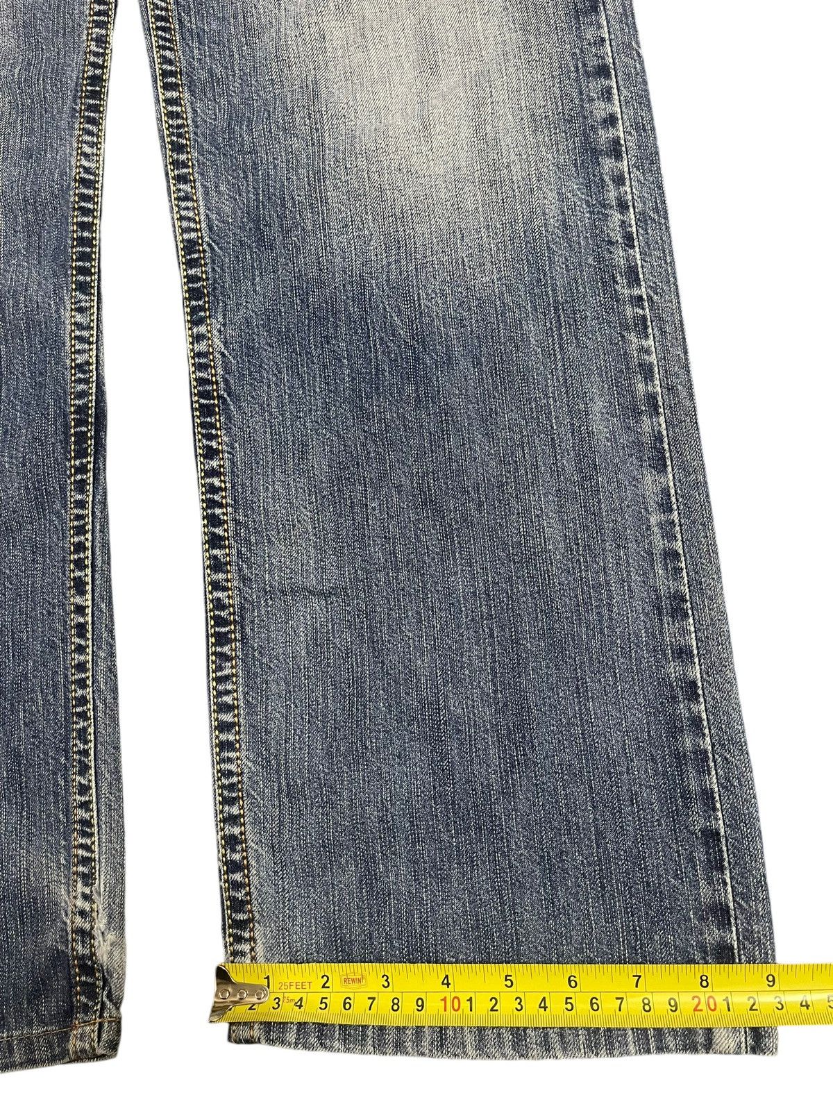Edwin Edwin XV Exclusive Vintage Blue Bleached Style Loose Jeans Size US 32 / EU 48 - 16 Thumbnail