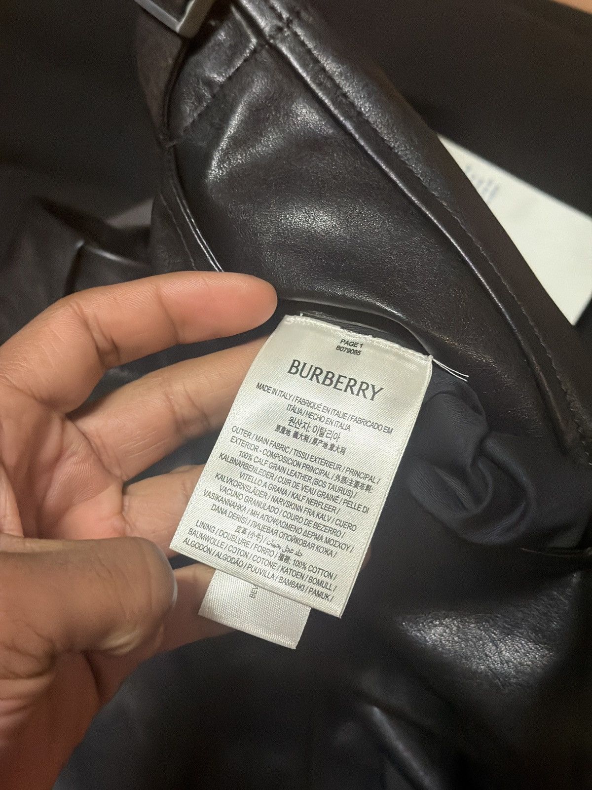 Burberry $5,900 pleated Leather baggy adjustable pant Size US 36 / EU 52 - 9 Thumbnail