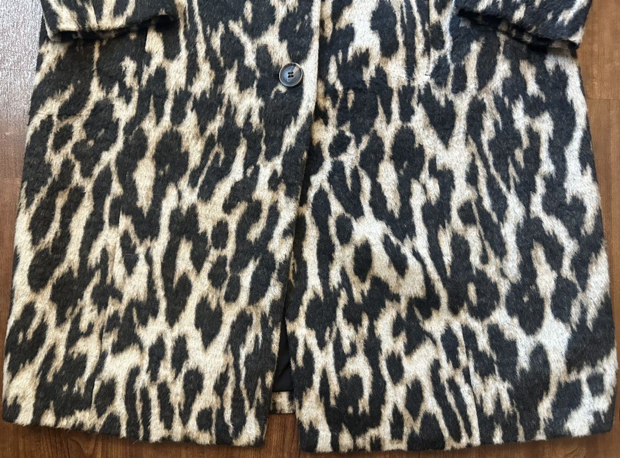 Chicos Chico’s Women’s Short FauxFur Cheetah Print Peacoat Jacket 1 Size S / US 4 / IT 40 - 2 Thumbnail