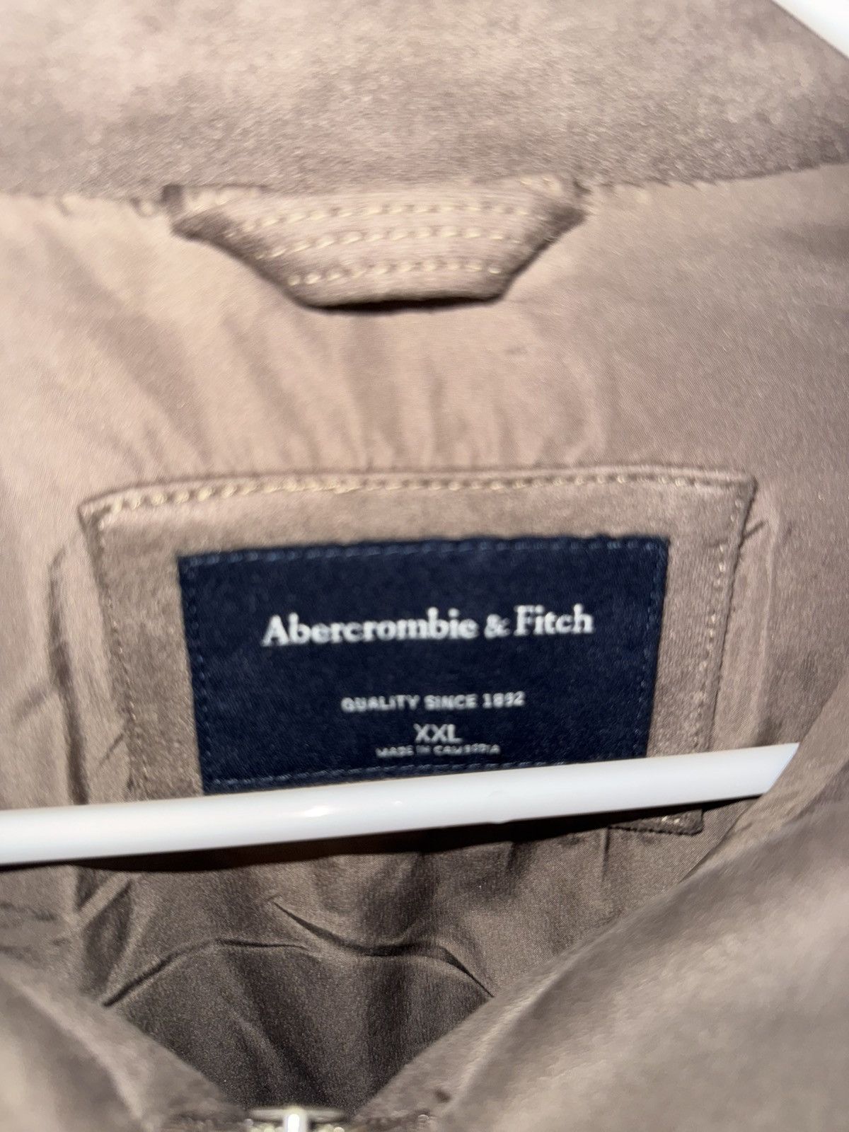 Abercrombie & Fitch Abercrombie Suede Utility Jacket Size US XXL / EU 58 / 5 - 2 Thumbnail